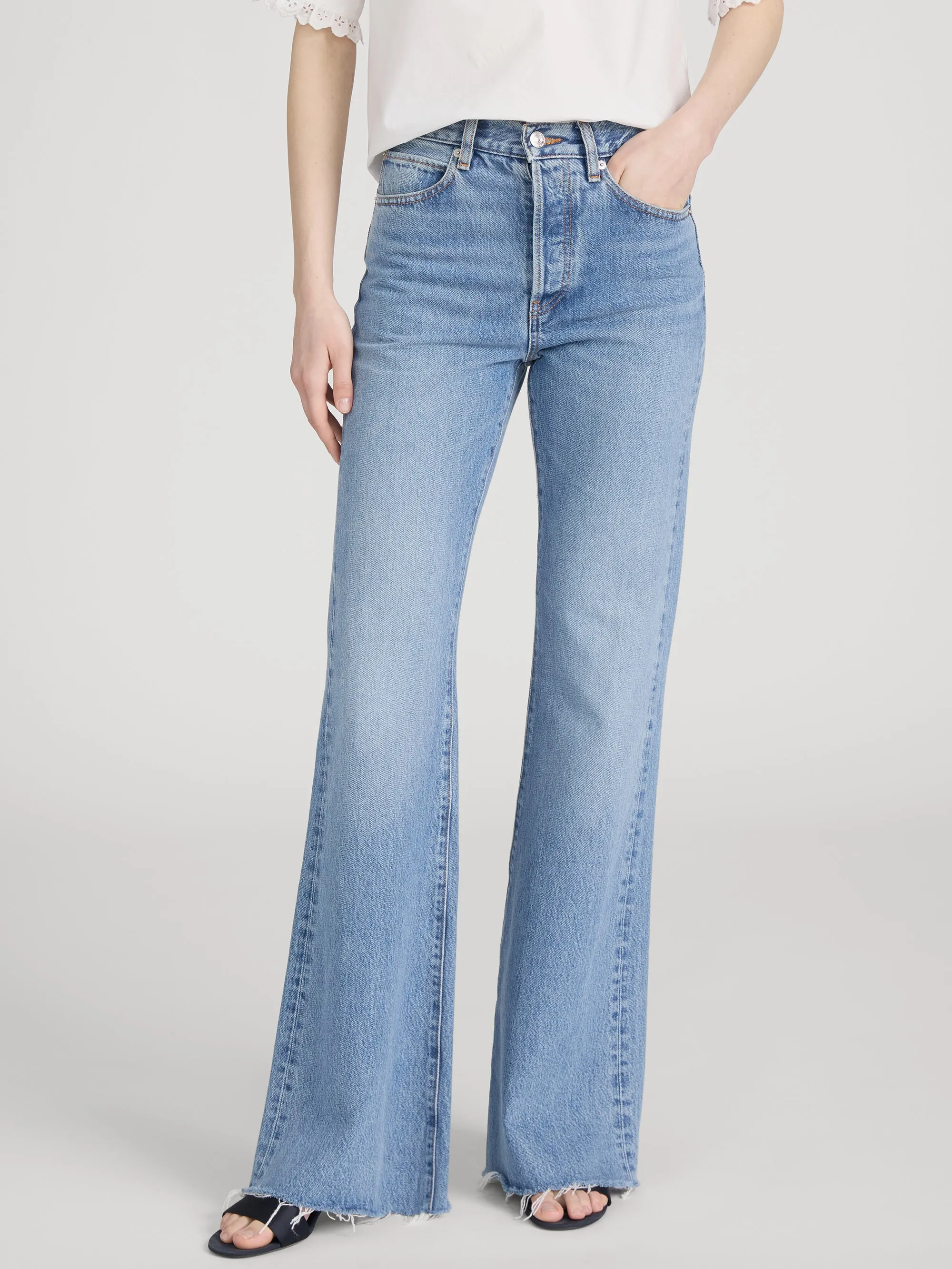 The Lax -- Dew Raw Fray sold by Frame Denim product image thumbnail 3