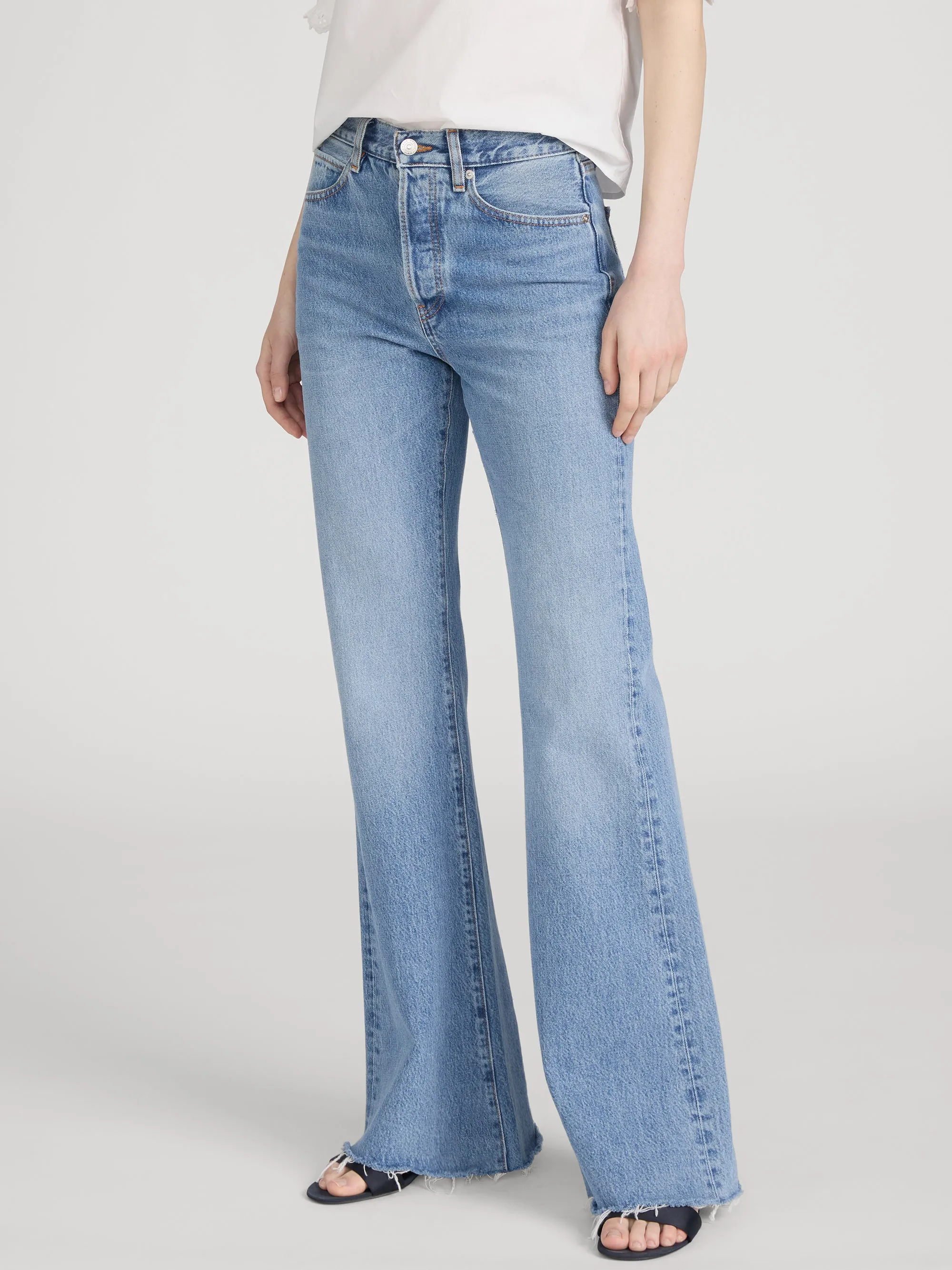 The Lax -- Dew Raw Fray sold by Frame Denim product image thumbnail 4