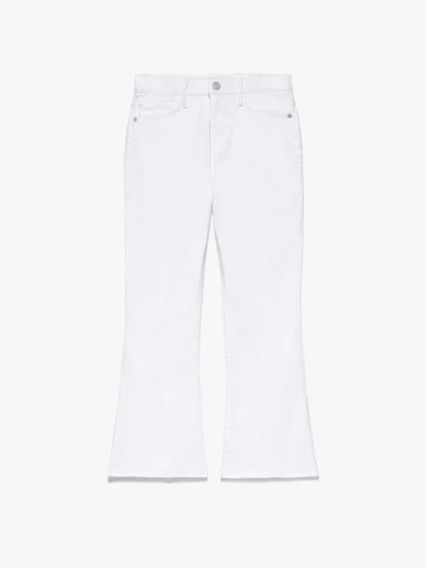 Le Crop Flare -- Blanc sold by Frame Denim