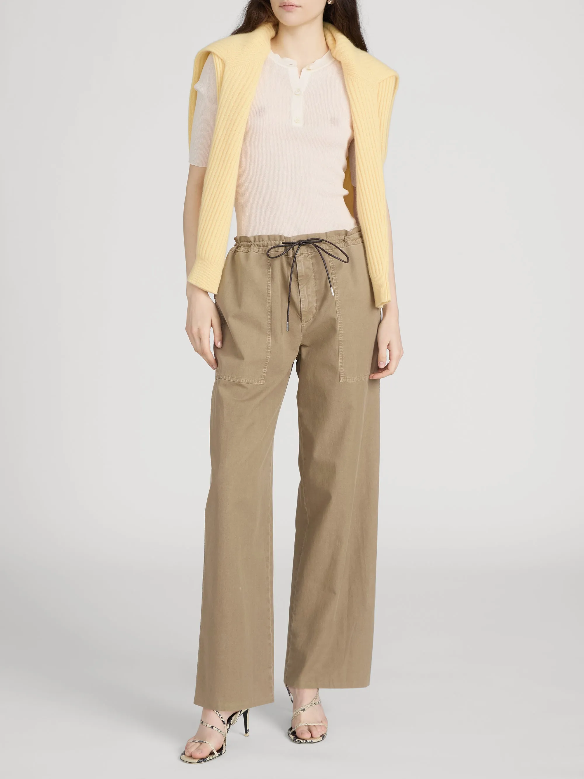 The Gallery Pant -- Army sold by Frame Denim product image thumbnail 2