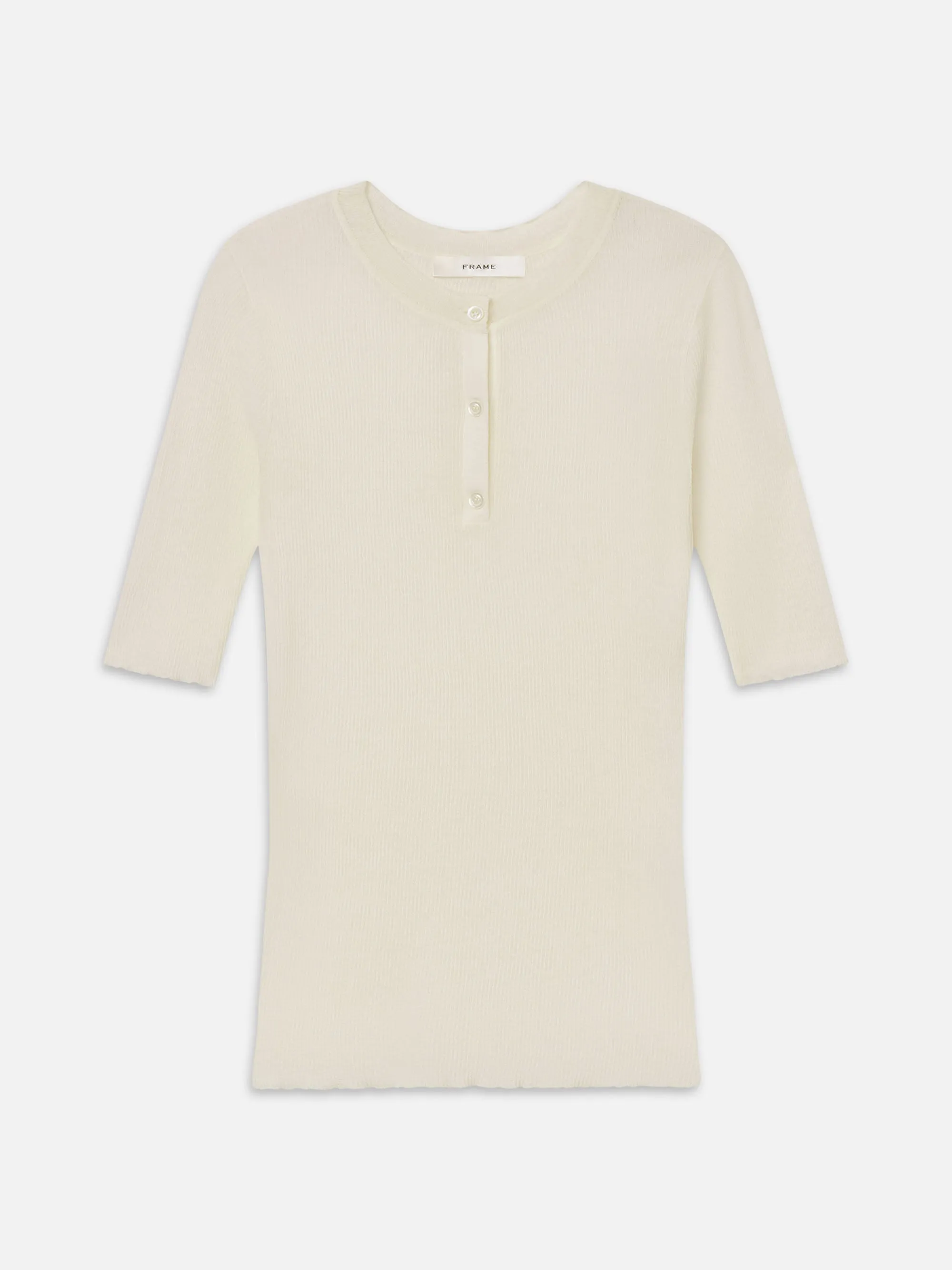 Teh Henley Rib Tee sold by Frame Denim product image thumbnail 2