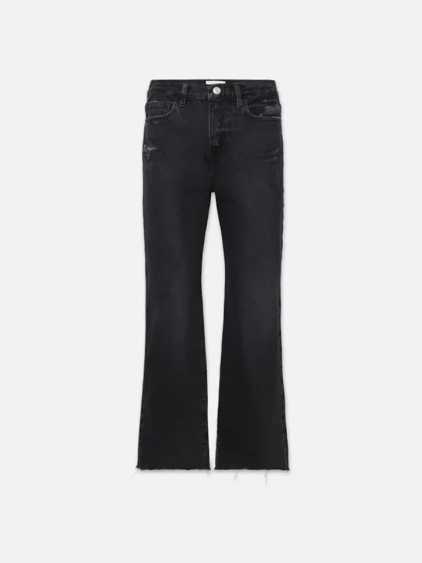 Le Jane Crop -- Inkwell Rips sold by Frame Denim