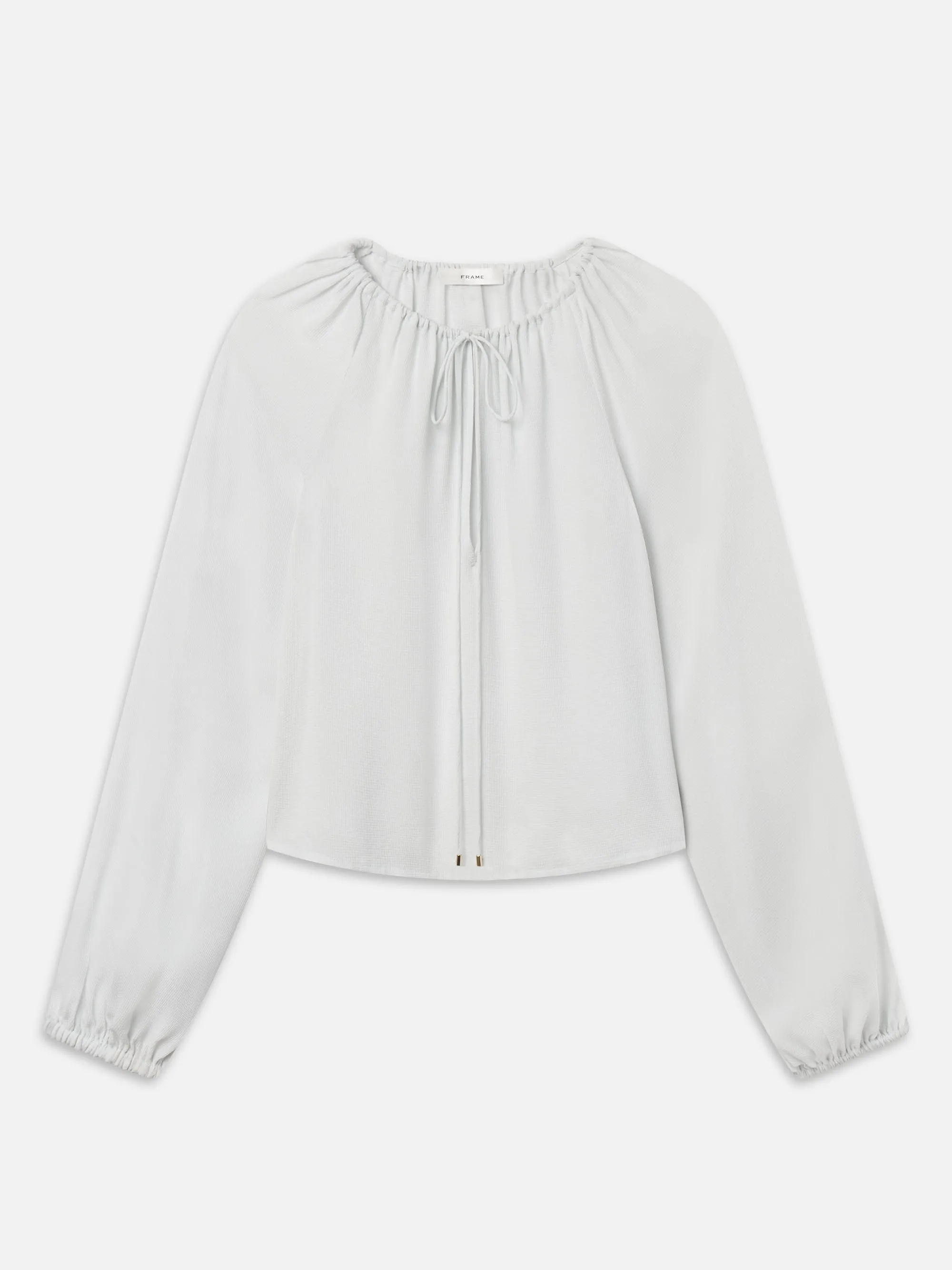 THE SILK BALLOON BLOUSE sold by Frame Denim