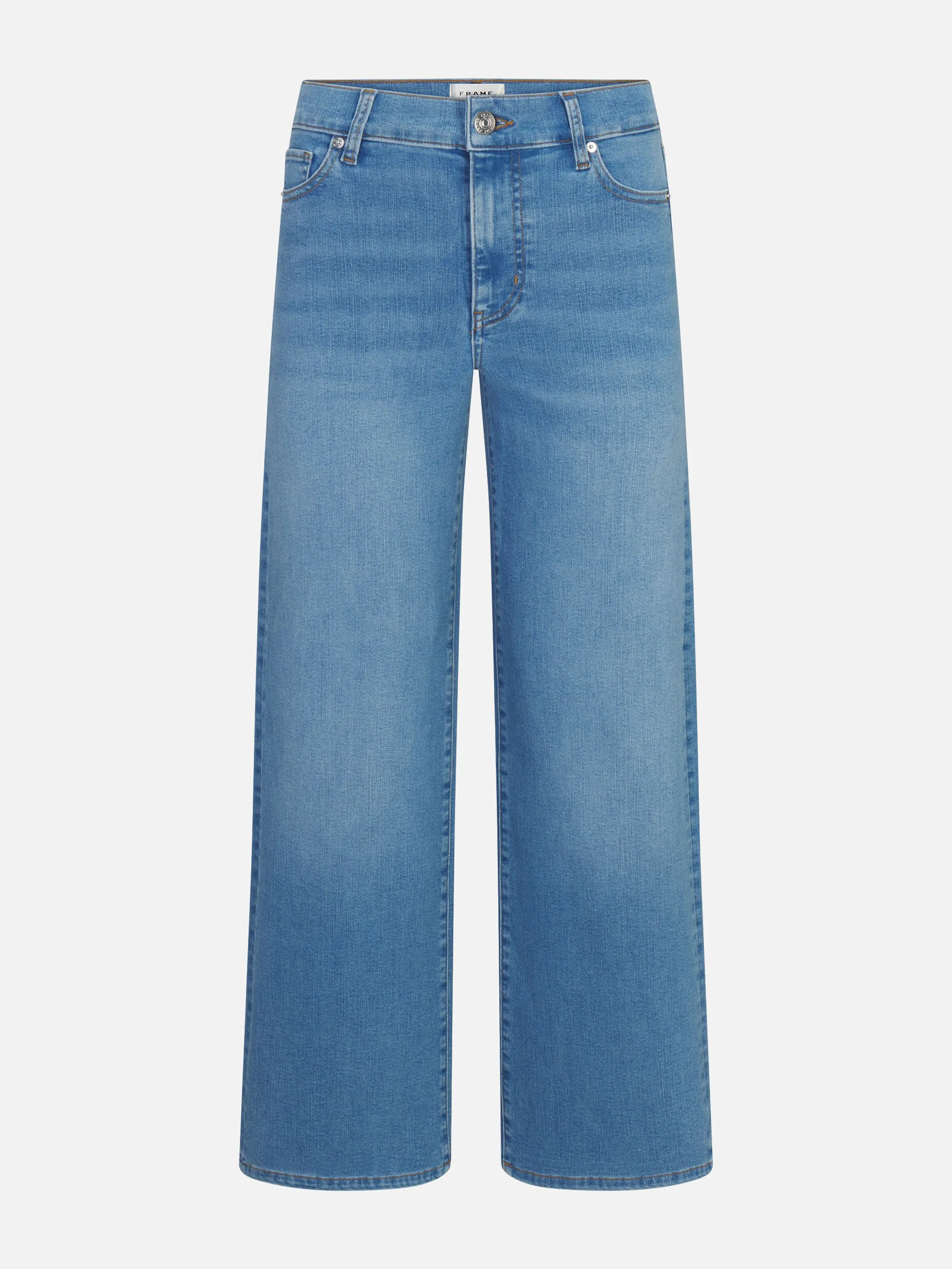 Le Pixie Slim Palazzo -- Honeymoon sold by Frame Denim