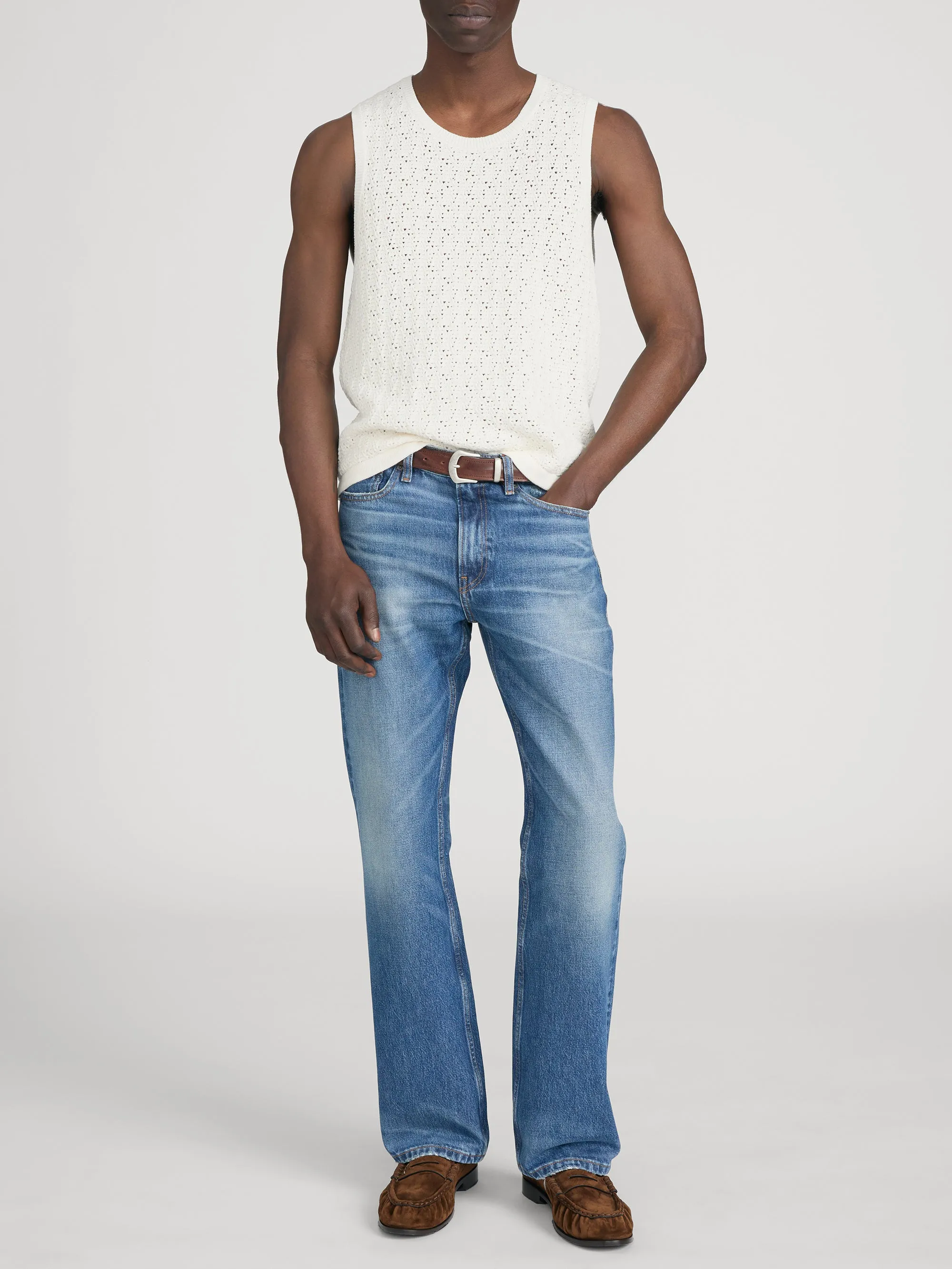 Open Stitch Tank -- Off White sold by Frame Denim product image thumbnail 2