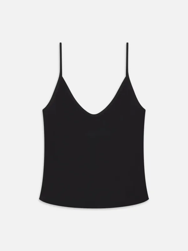 The Classic Cami -- Black made by Frame Denim