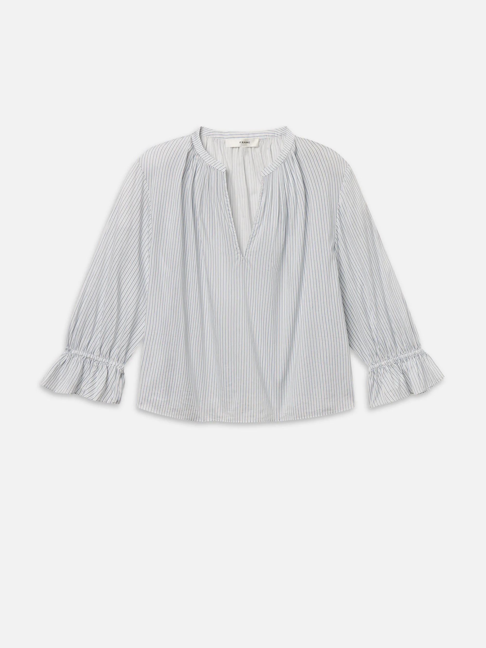 The Poet Blouse -- Ocean Blue Multi sold by Frame Denim