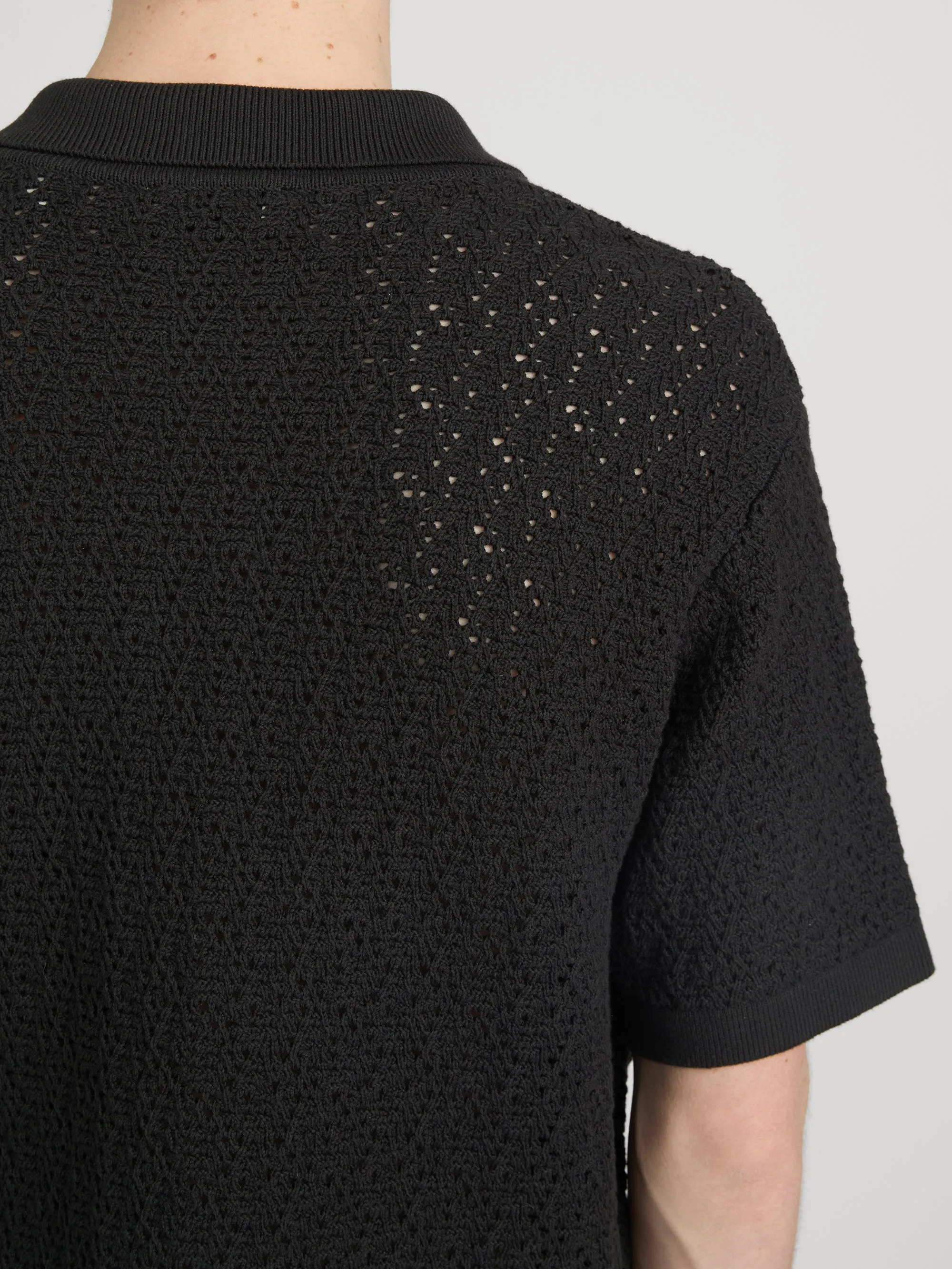 Open Stitch Cardigan -- Black sold by Frame Denim product image thumbnail 5