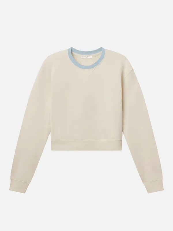 The Monte Carlo Sweatshirt -- Cream Multi made by Frame Denim