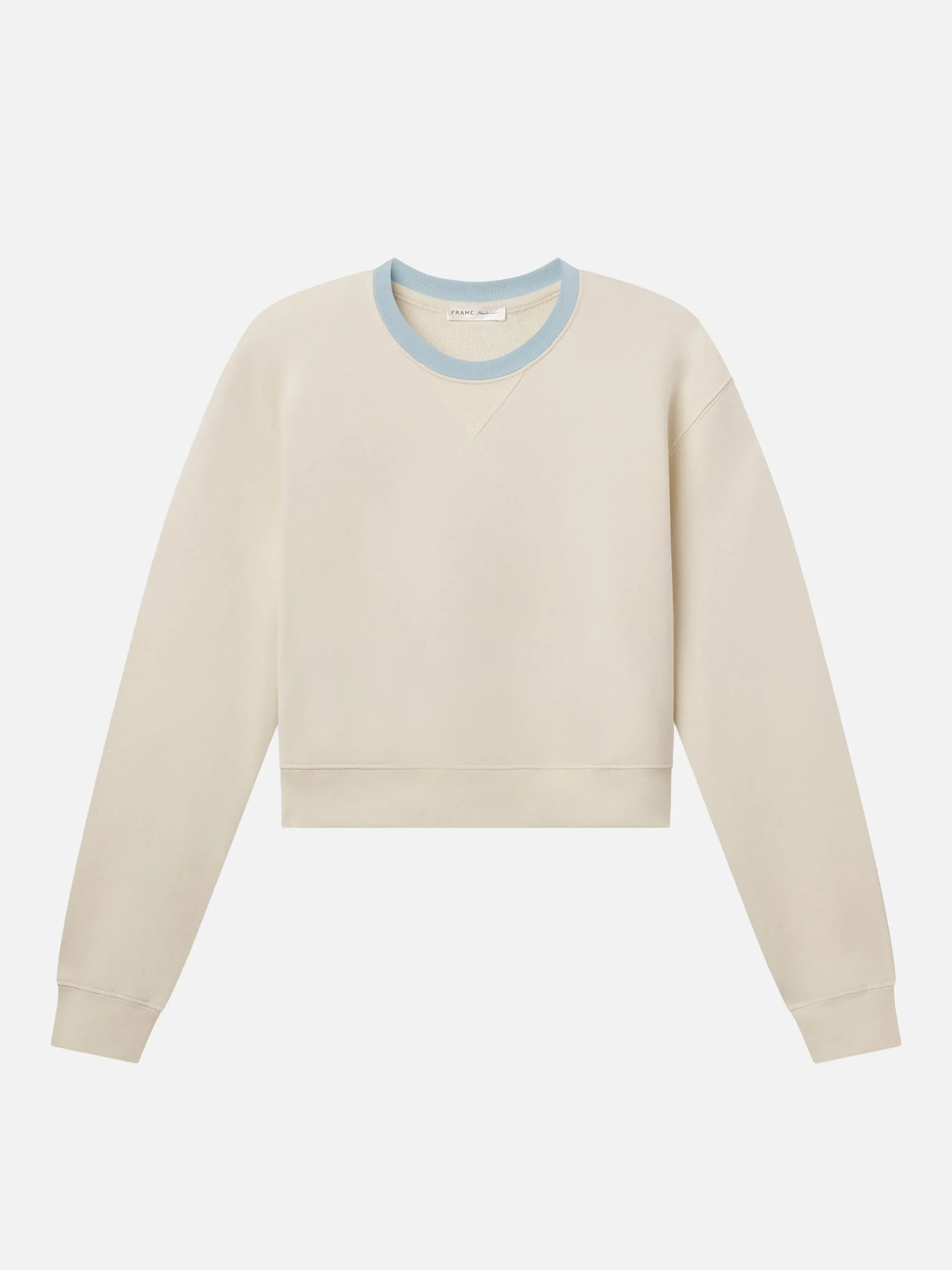 The Monte Carlo Sweatshirt -- Cream Multi sold by Frame Denim