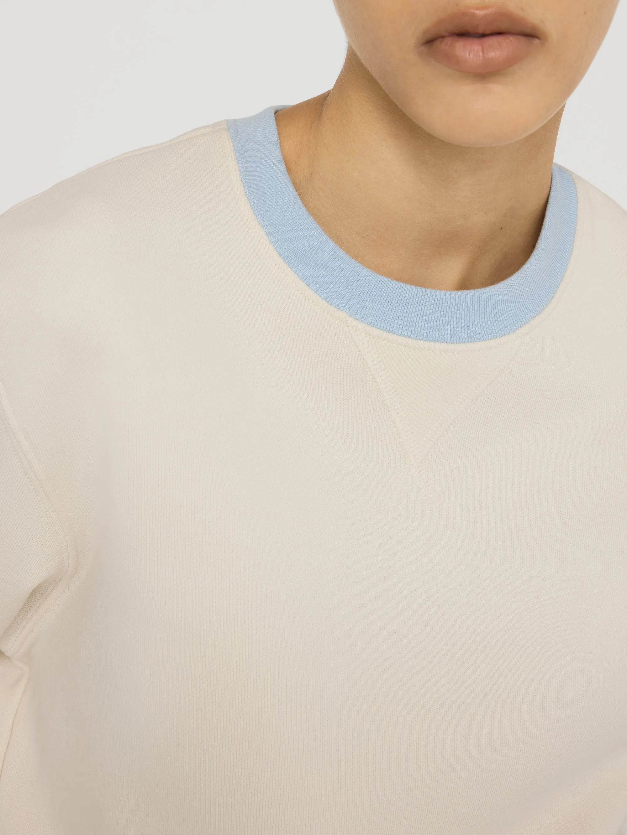 The Monte Carlo Sweatshirt -- Cream Multi sold by Frame Denim product image thumbnail 5