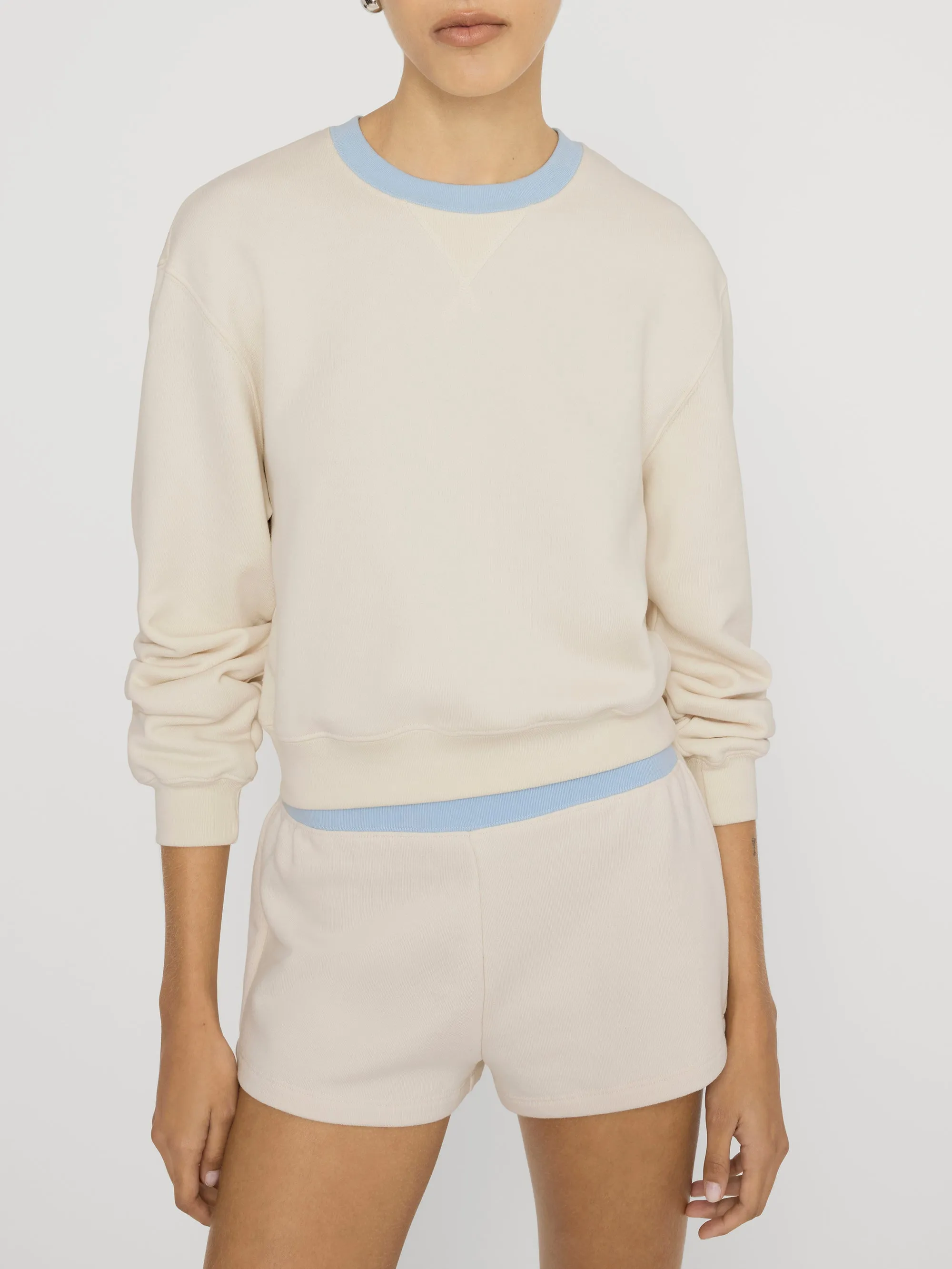 The Monte Carlo Sweatshirt -- Cream Multi sold by Frame Denim product image thumbnail 3