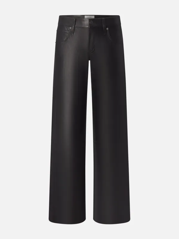 The Leather Leo -- Black made by Frame Denim