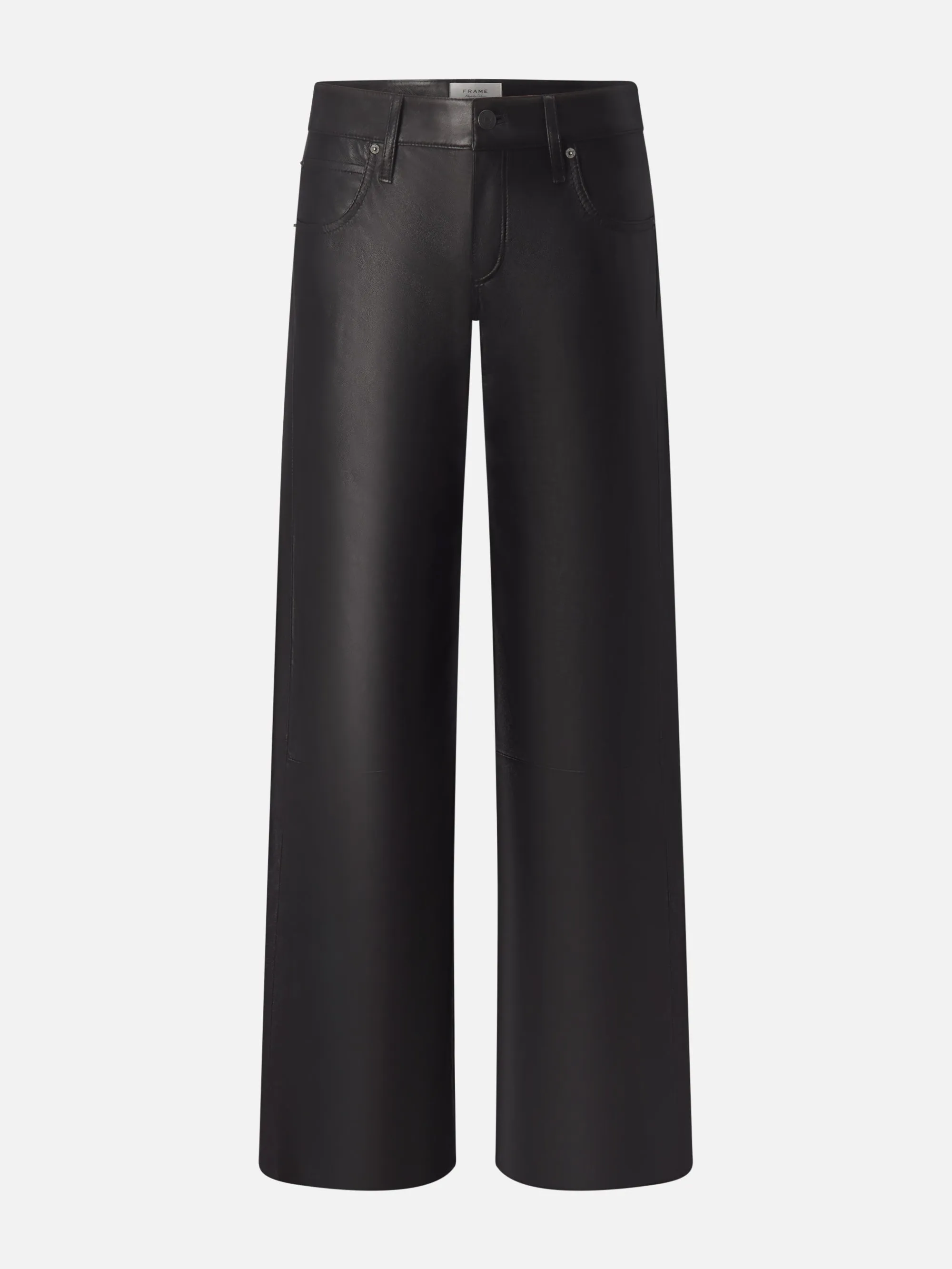 The Leather Leo -- Black sold by Frame Denim