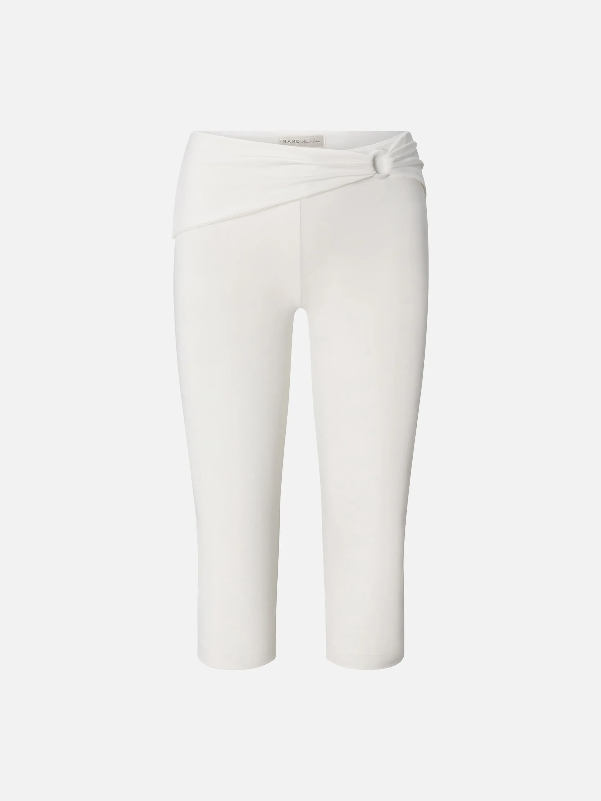 The Casino Capri -- White sold by Frame Denim
