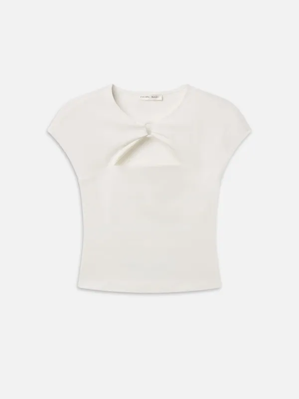 The Casino Top -- White made by Frame Denim