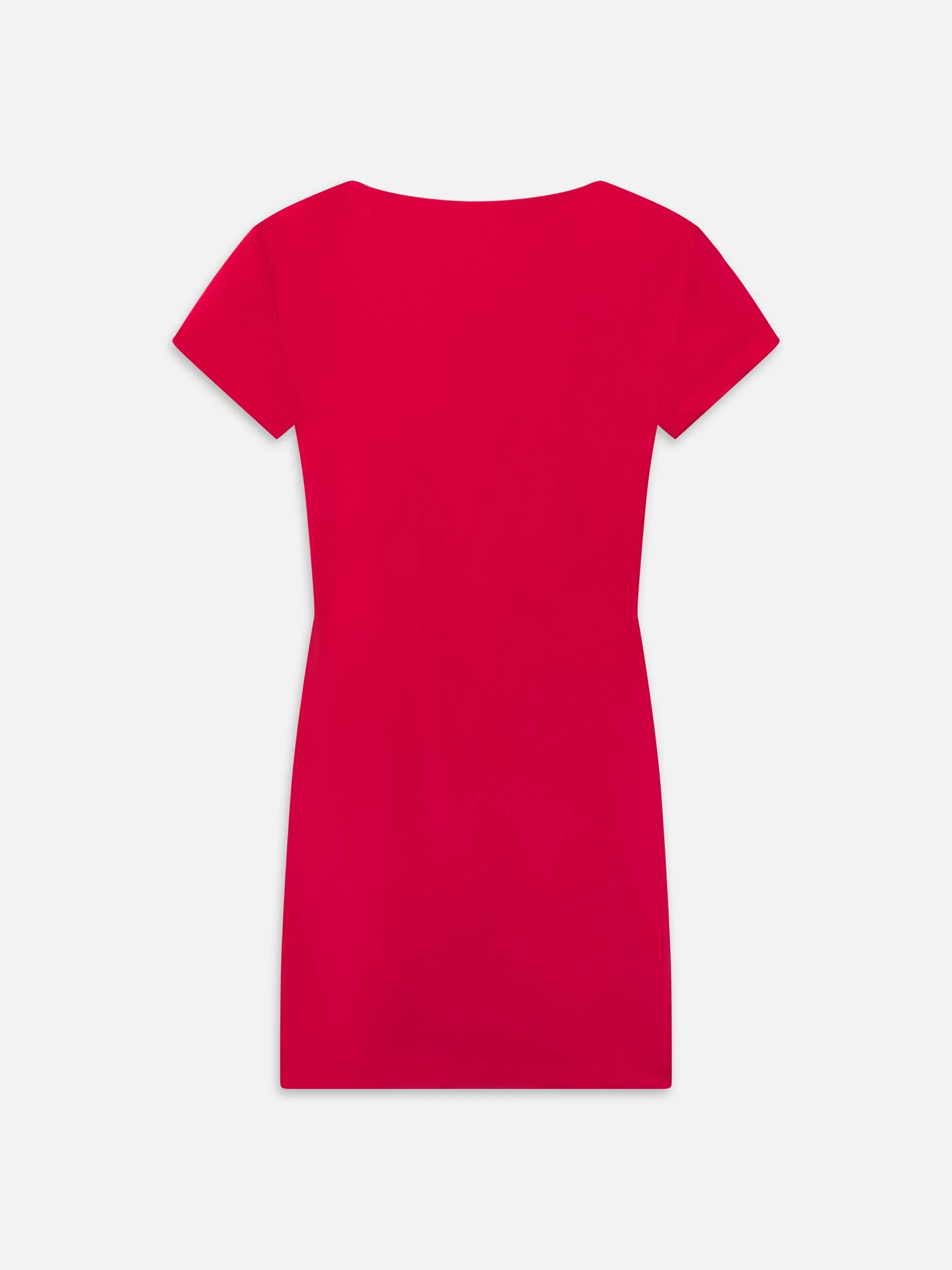 The Monaco Mini Dress -- Red sold by Frame Denim