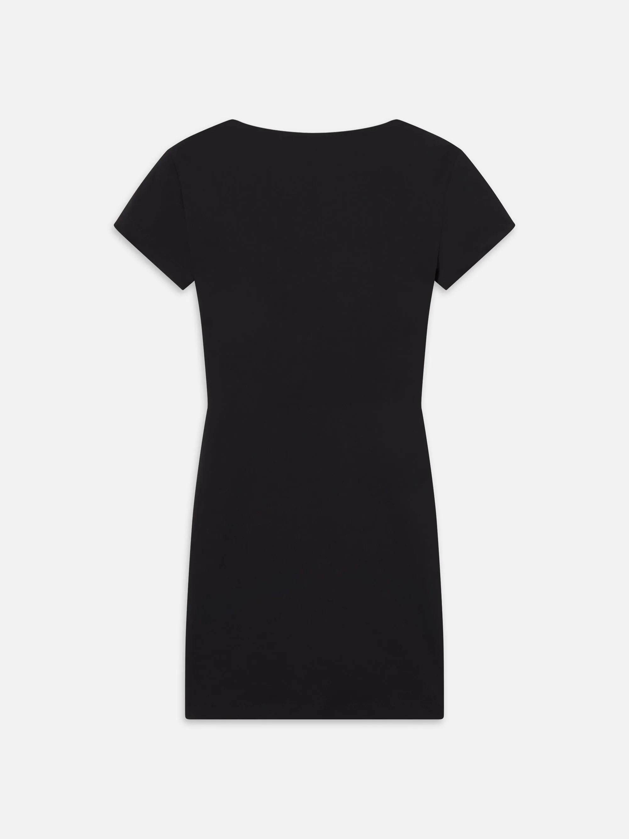 The Monaco Mini Dress -- Black sold by Frame Denim