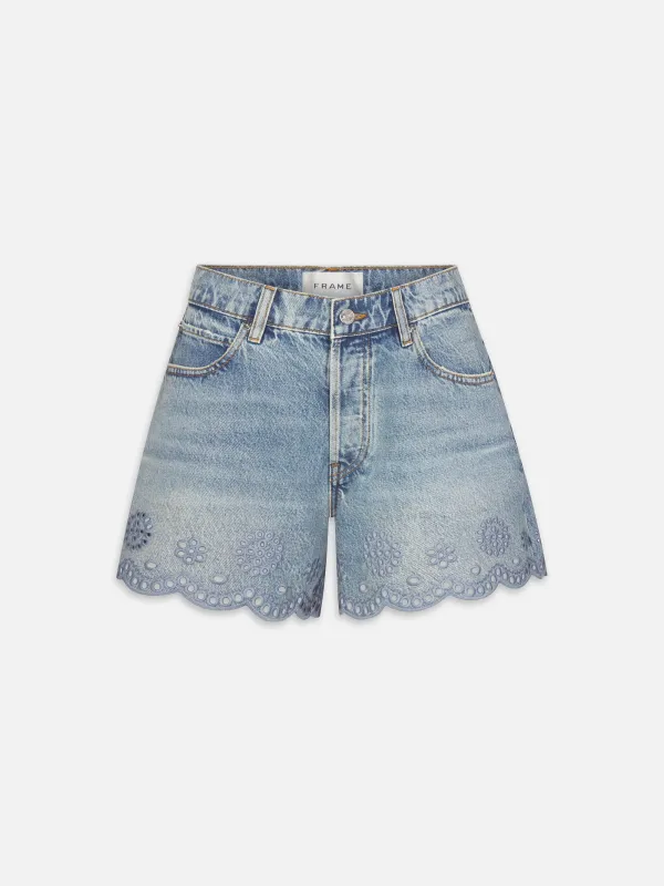The Eyelet Hang Short Long -- Serene made by Frame Denim