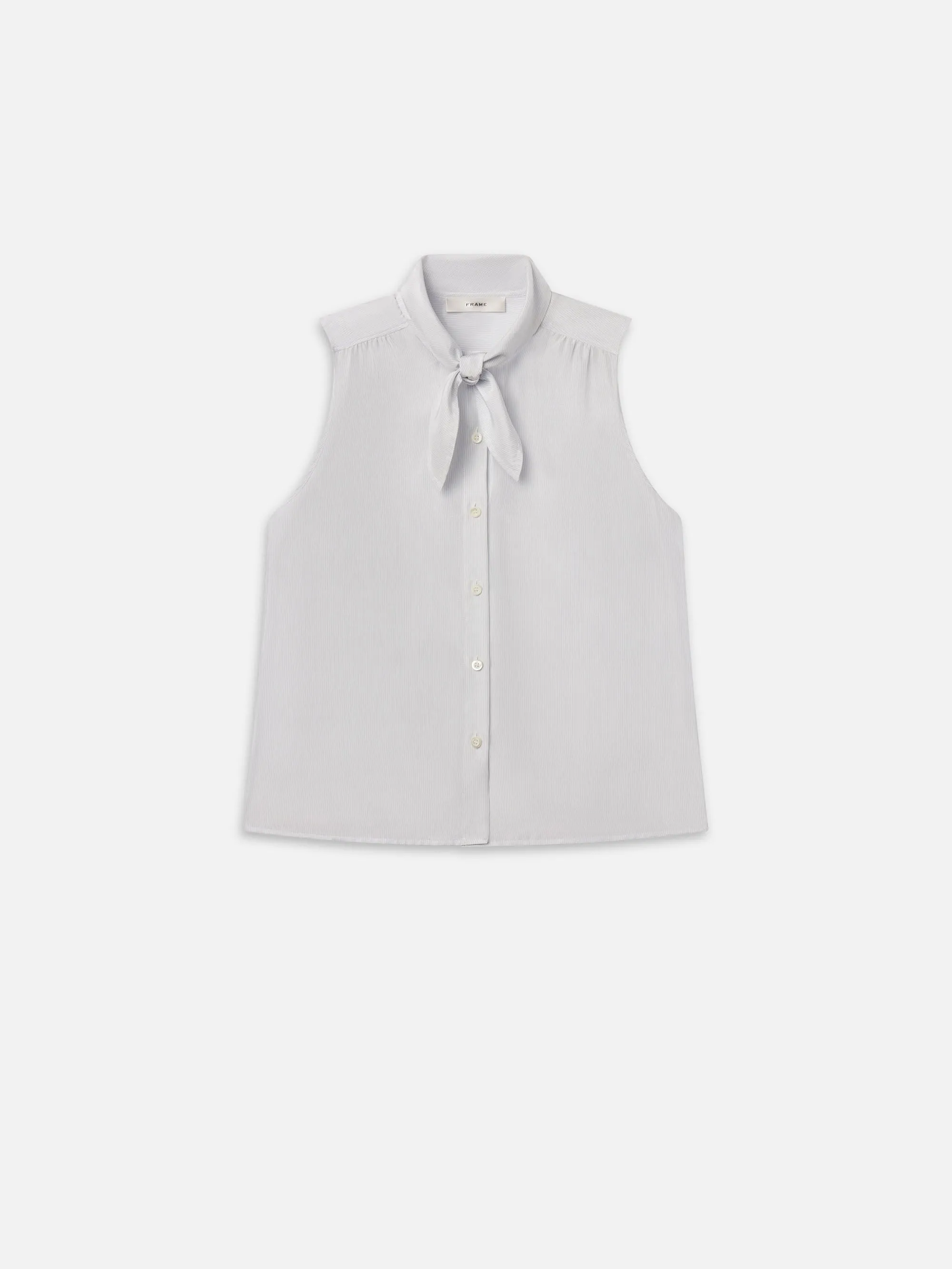 The Novelist Tie Tank -- Chambray Blue Multi sold by Frame Denim