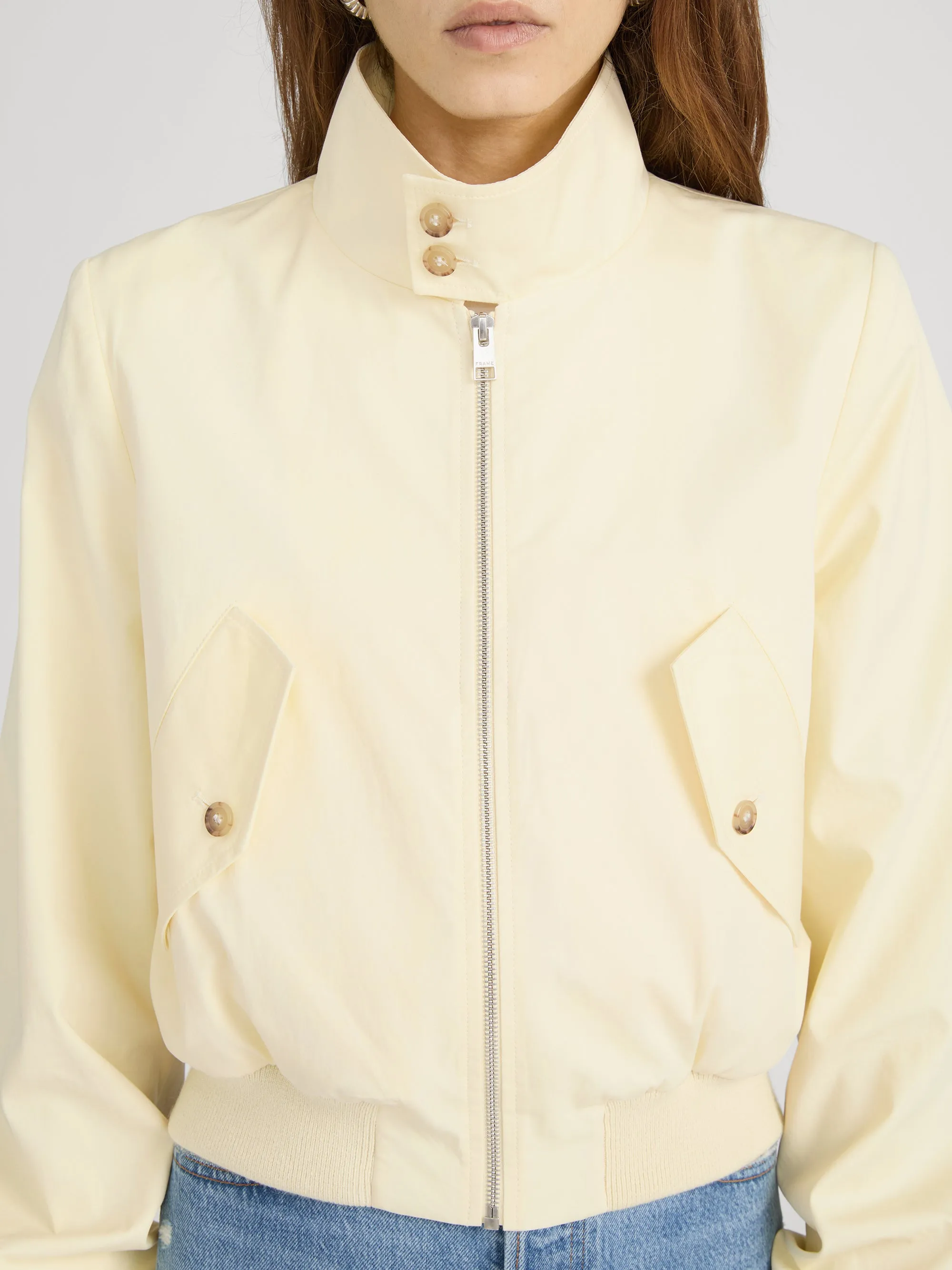 The Harrington Jacket -- Lemon sold by Frame Denim product image thumbnail 5