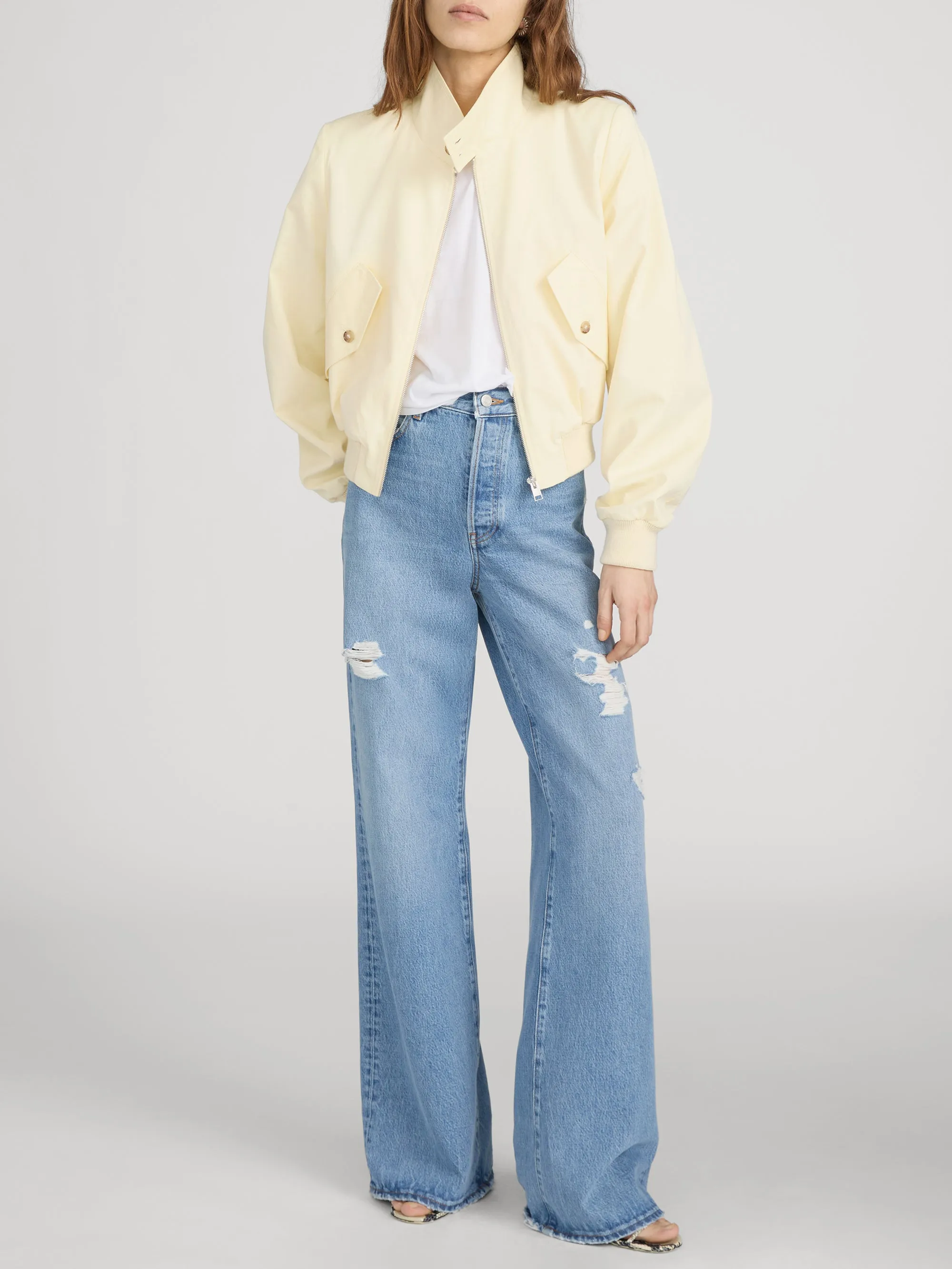 The Harrington Jacket -- Lemon sold by Frame Denim product image thumbnail 2