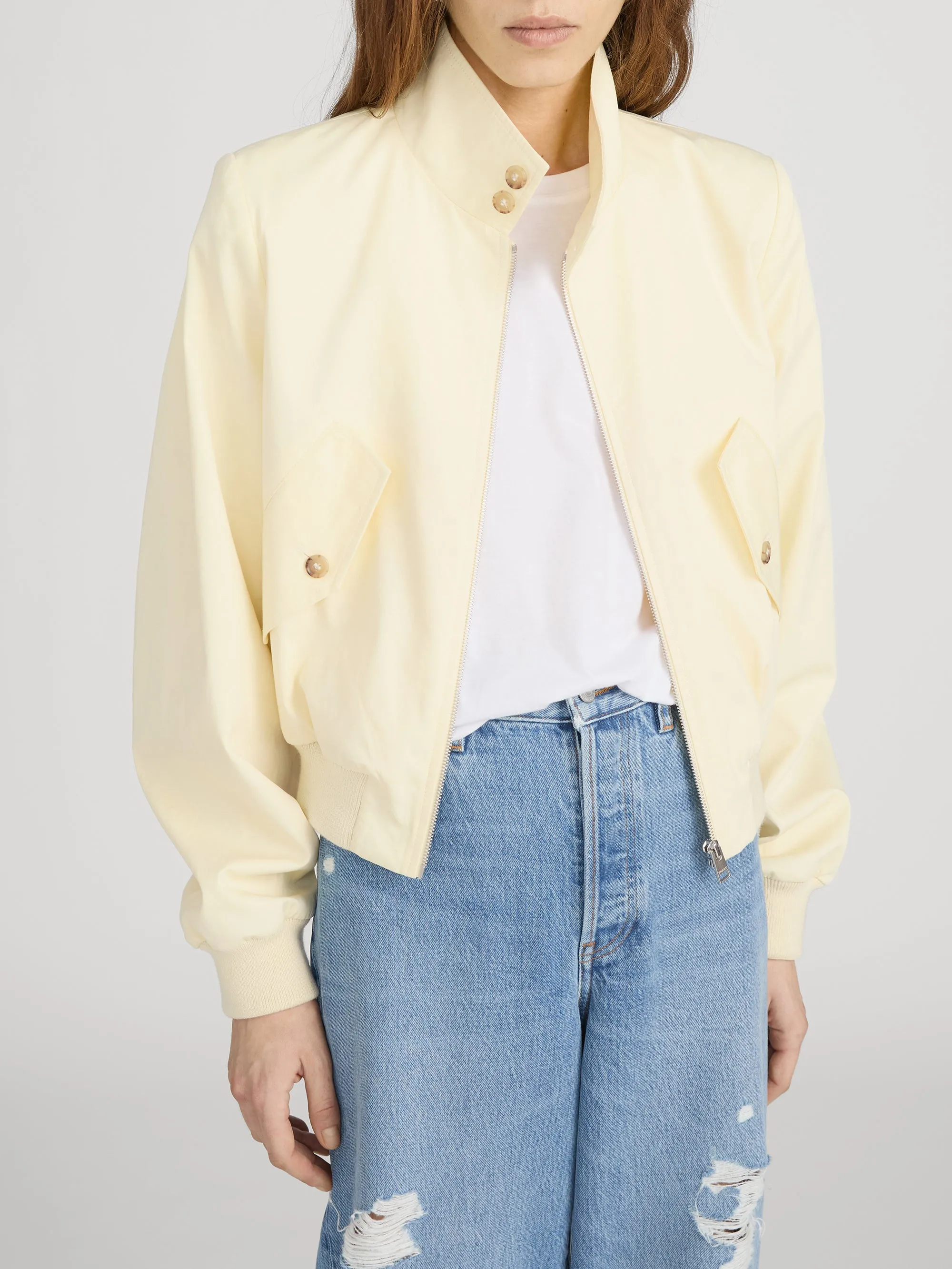 The Harrington Jacket -- Lemon sold by Frame Denim product image thumbnail 3