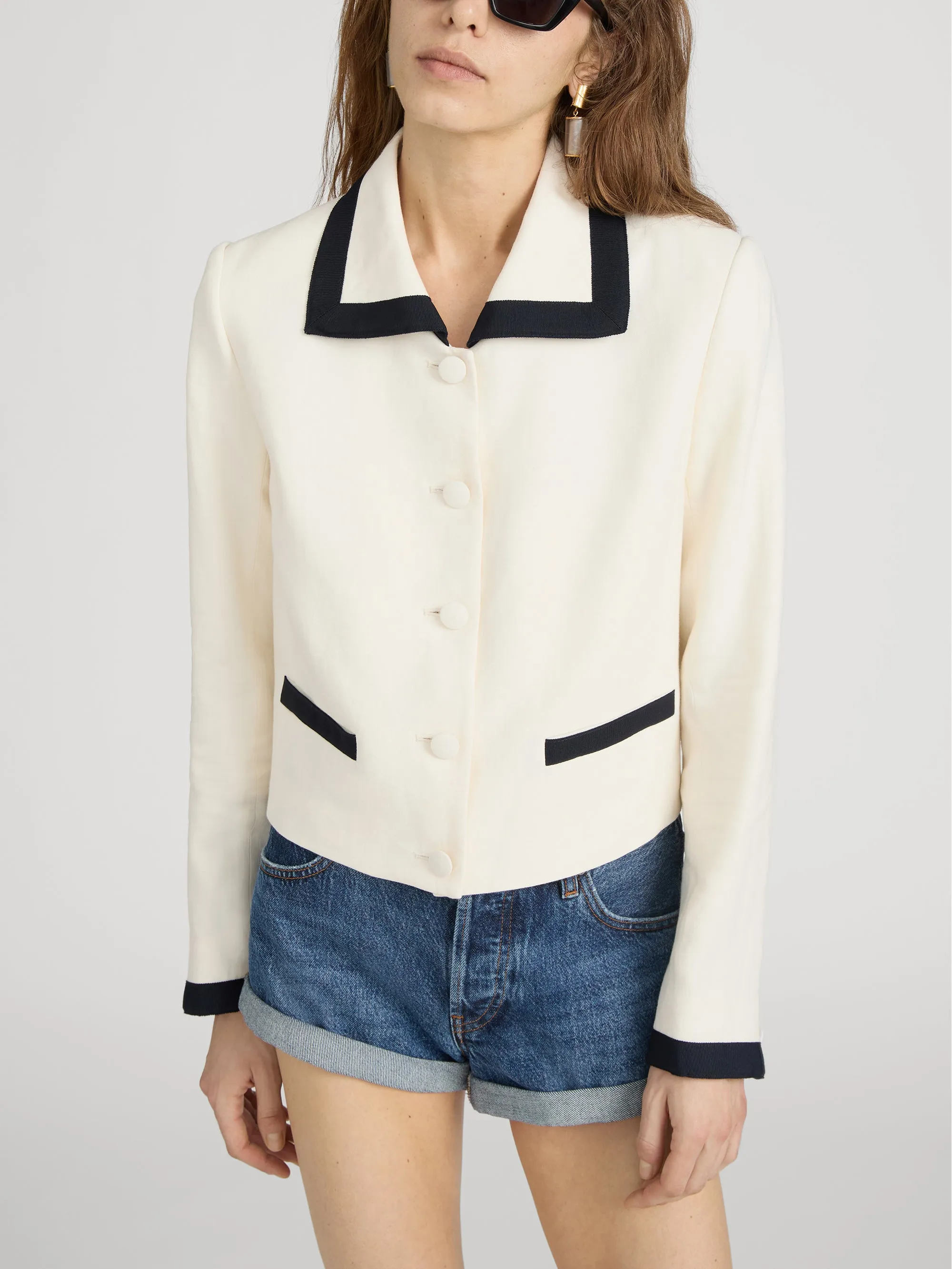 The Cabana Jacket -- Cream Multi sold by Frame Denim product image thumbnail 3