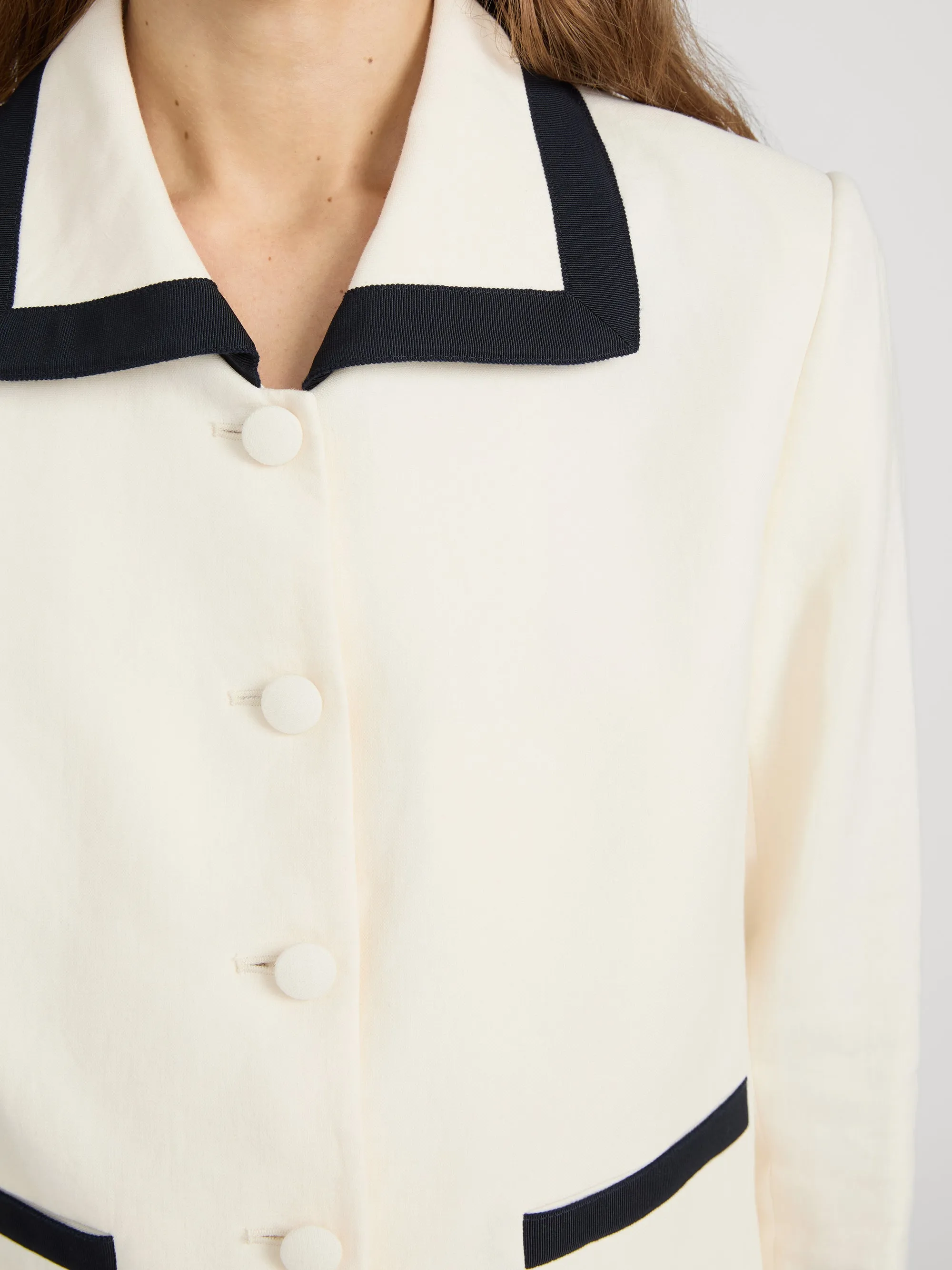 The Cabana Jacket -- Cream Multi sold by Frame Denim product image thumbnail 5