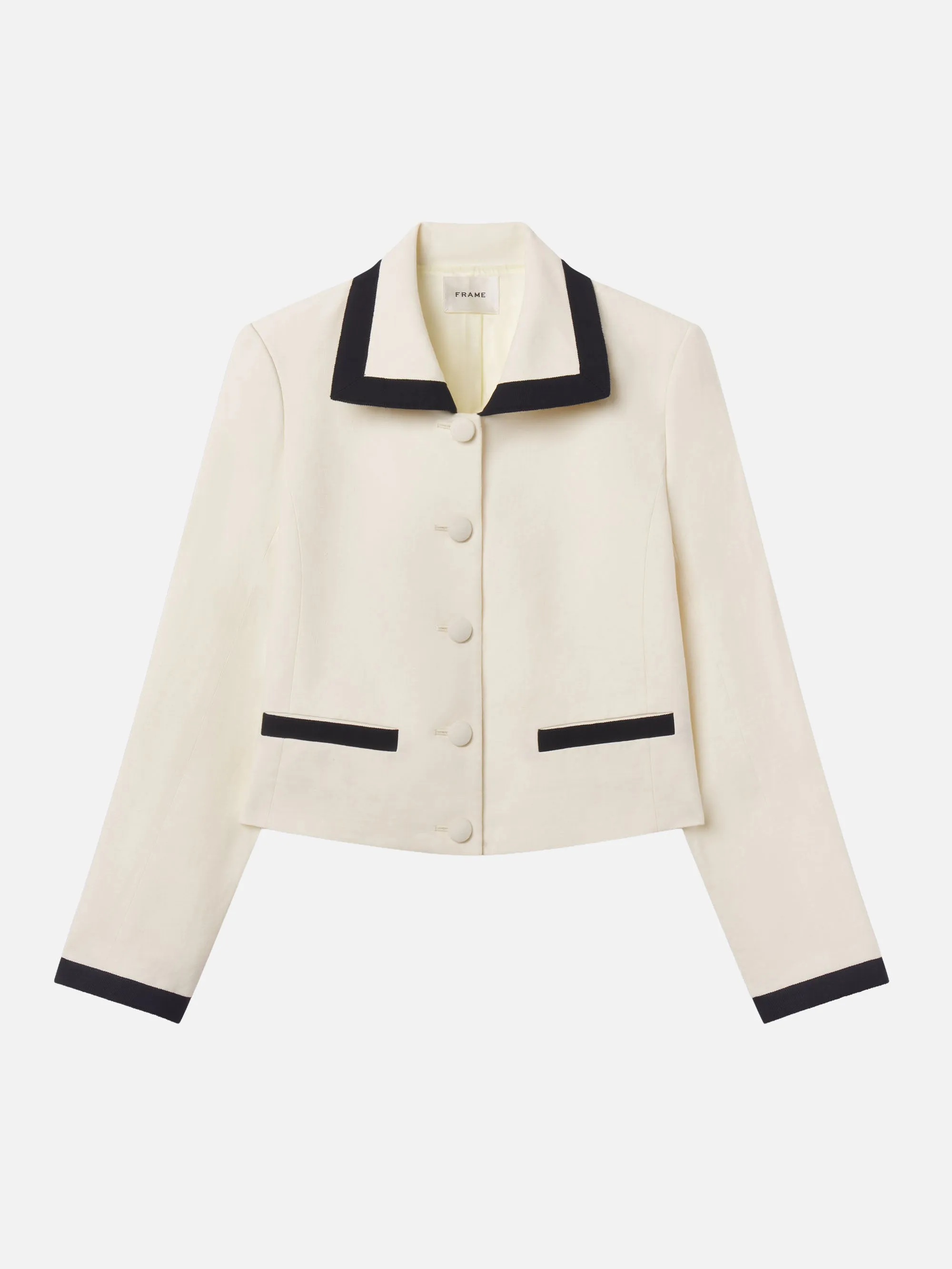The Cabana Jacket -- Cream Multi sold by Frame Denim