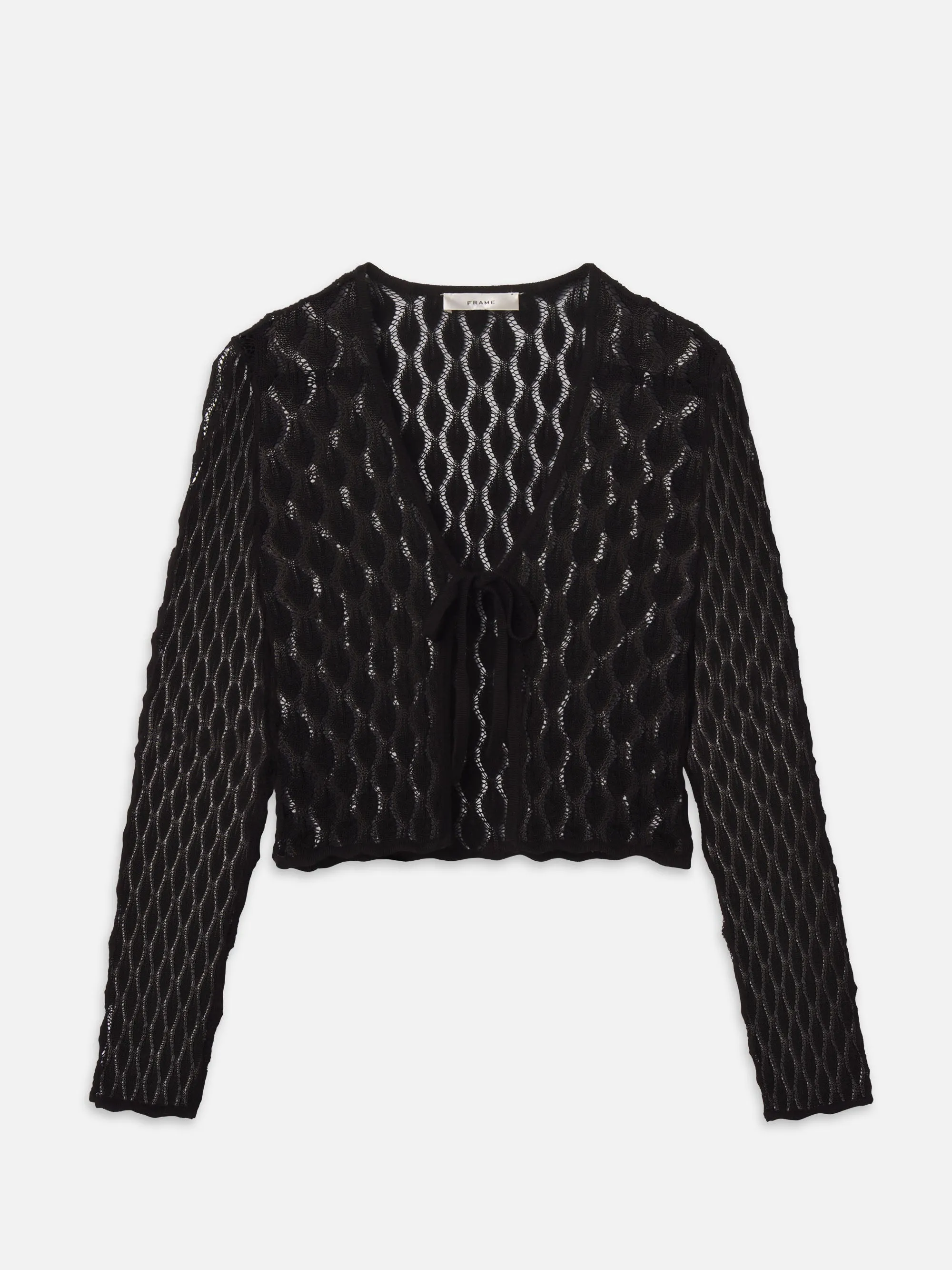 The Getaway Cardigan -- Black sold by Frame Denim