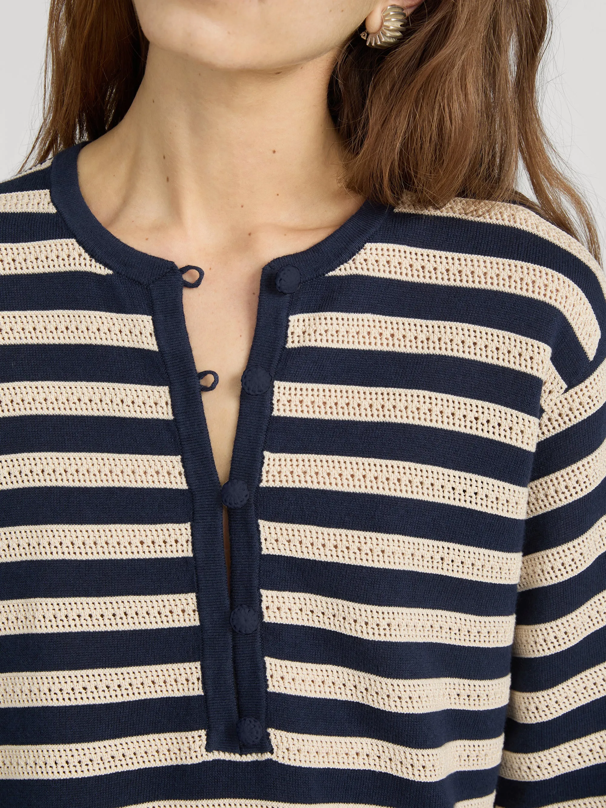 The Captain Pullover -- Cream Multi sold by Frame Denim product image thumbnail 5