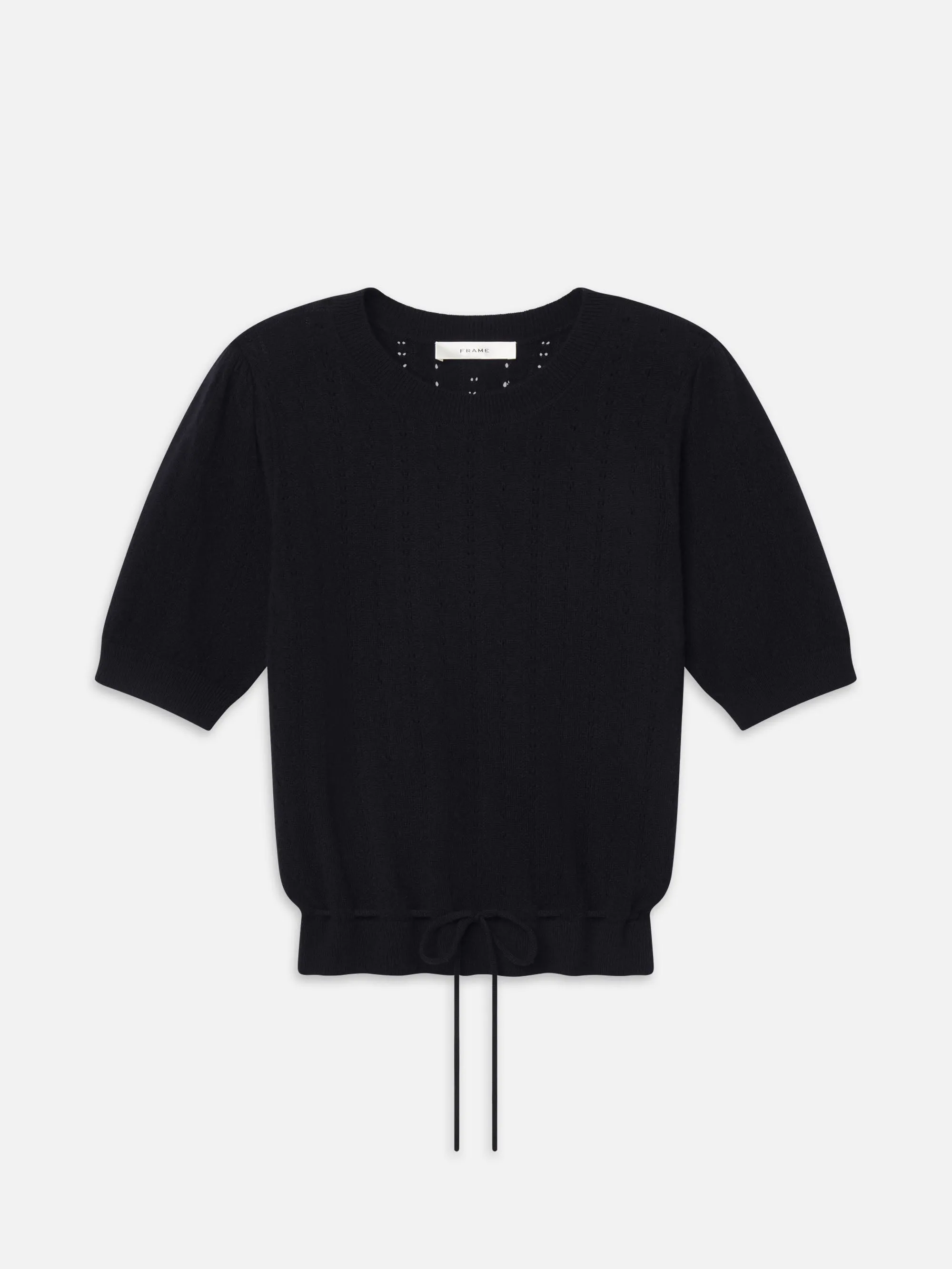 The Cashmere Charm Sweater -- Navy sold by Frame Denim
