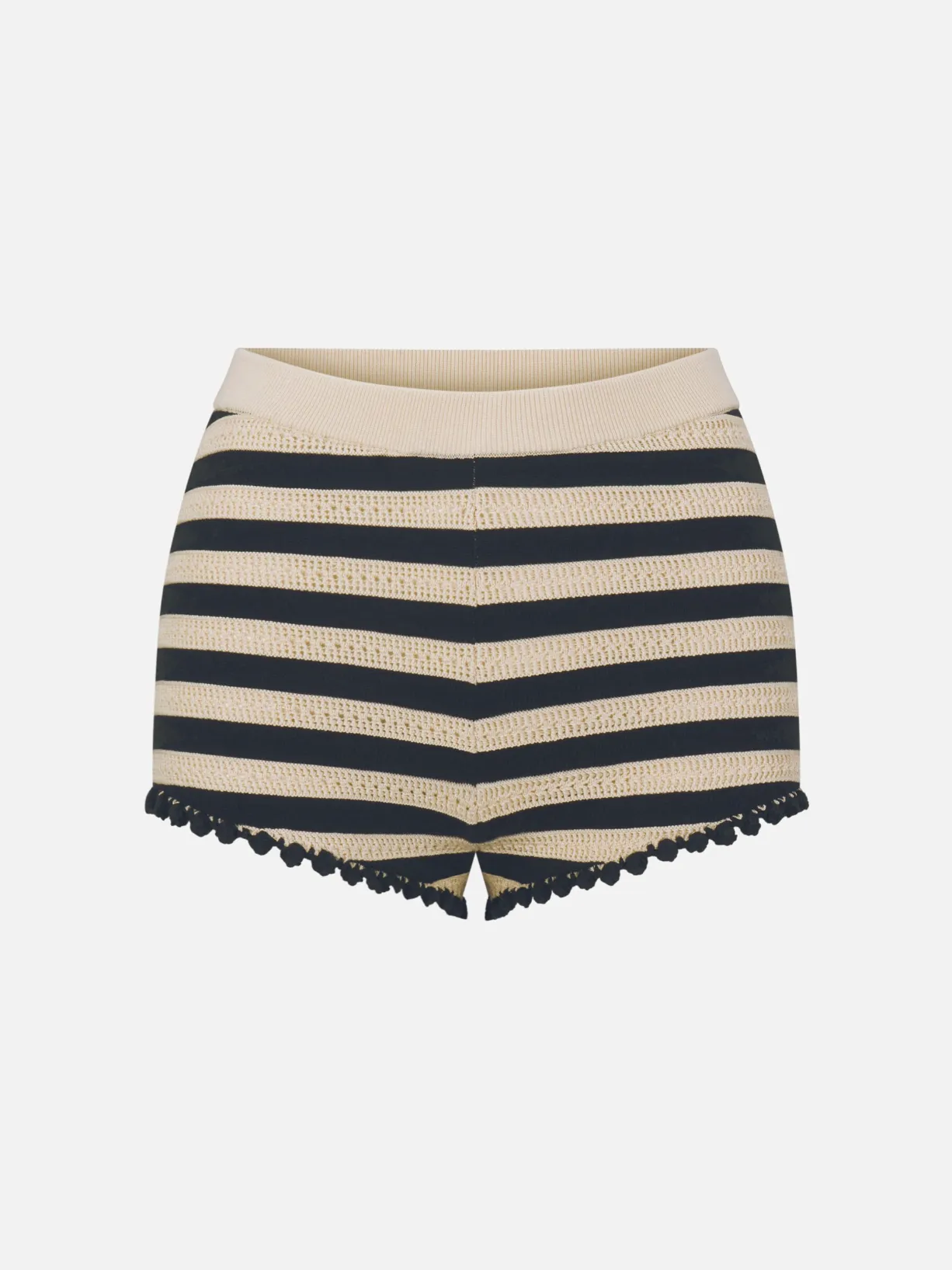 The Crochet Captain Short -- Cream Multi sold by Frame Denim