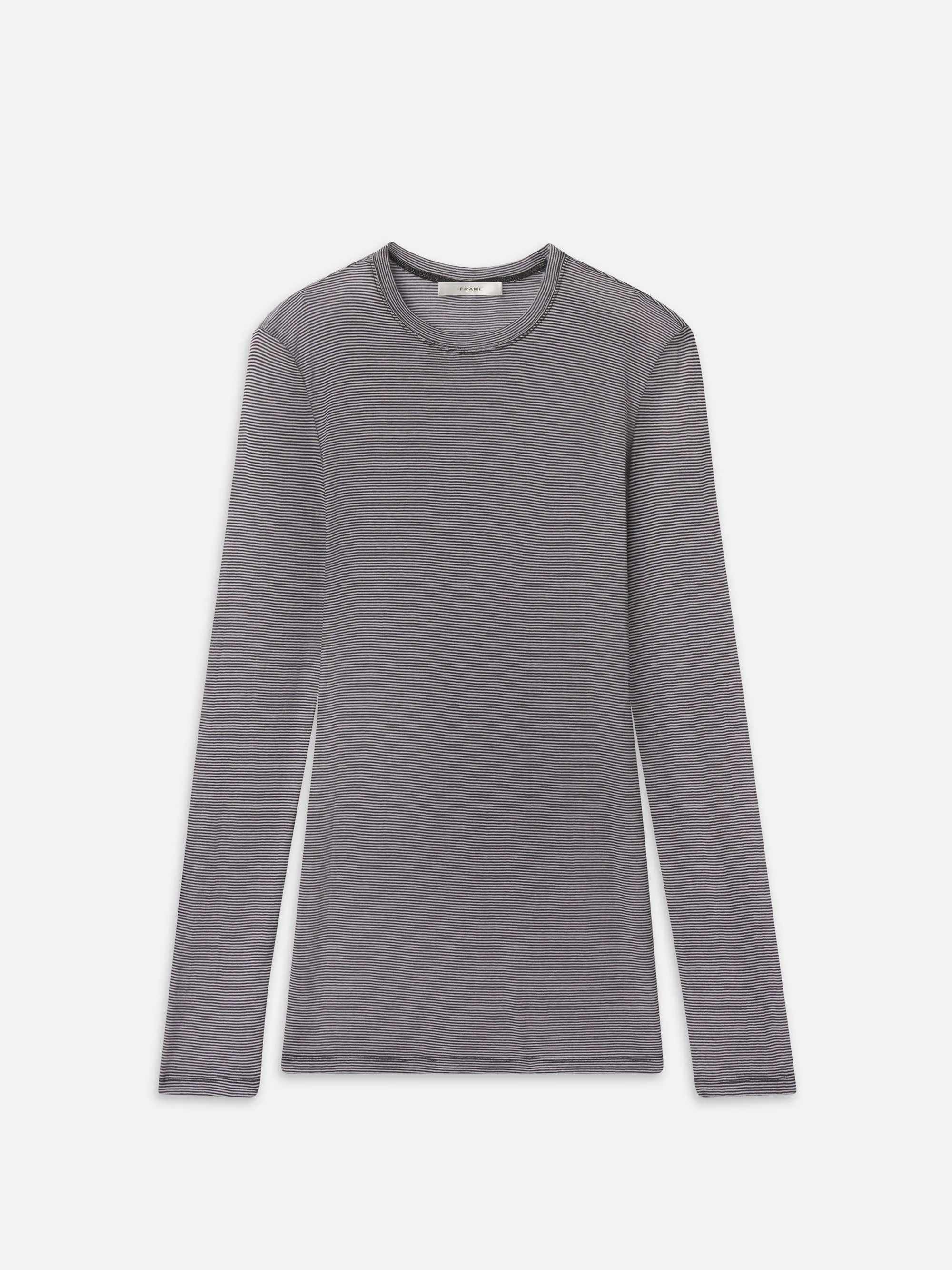 The Airy Tunic -- Black Multi sold by Frame Denim