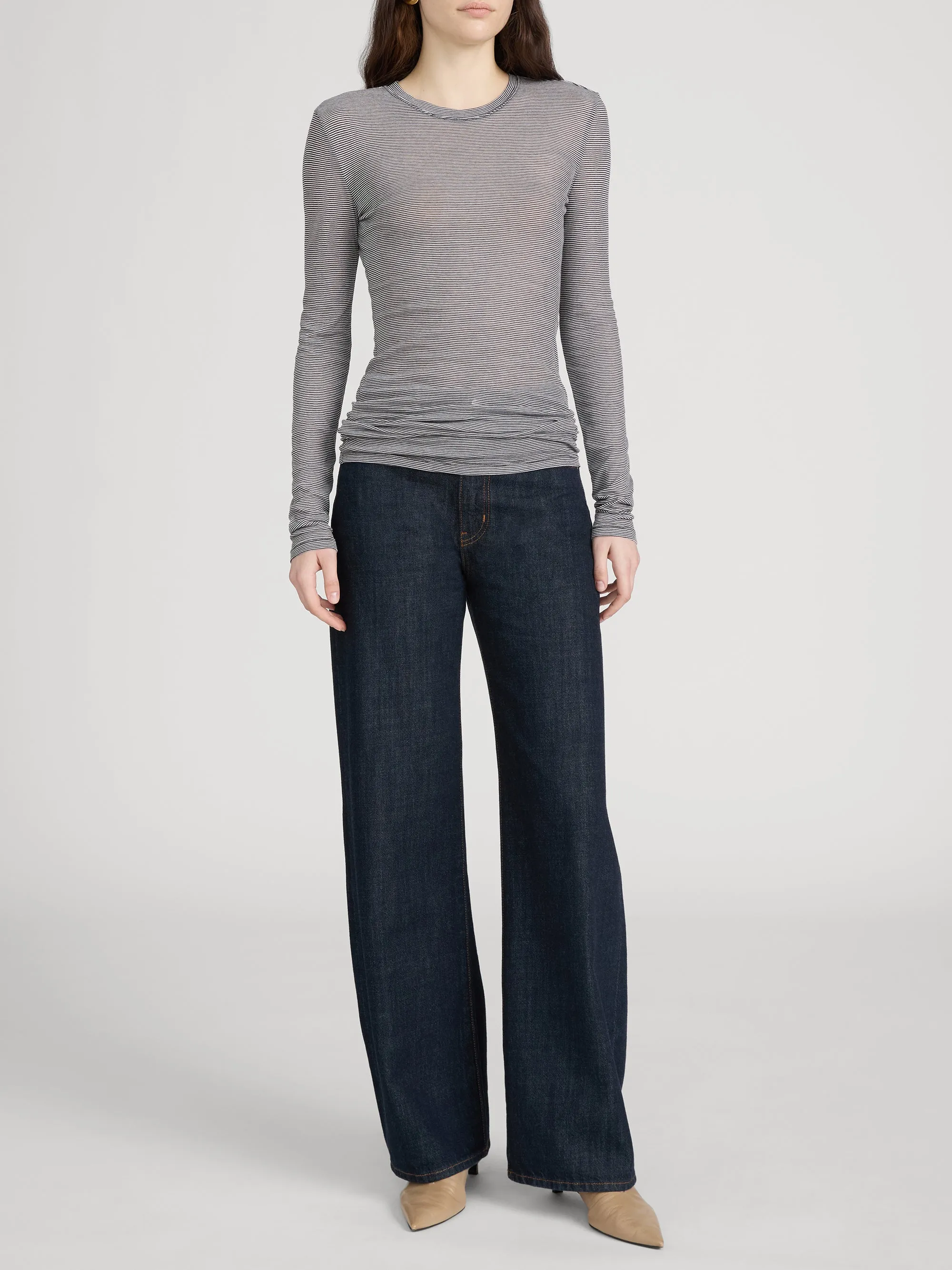 The Airy Tunic -- Black Multi sold by Frame Denim product image thumbnail 2