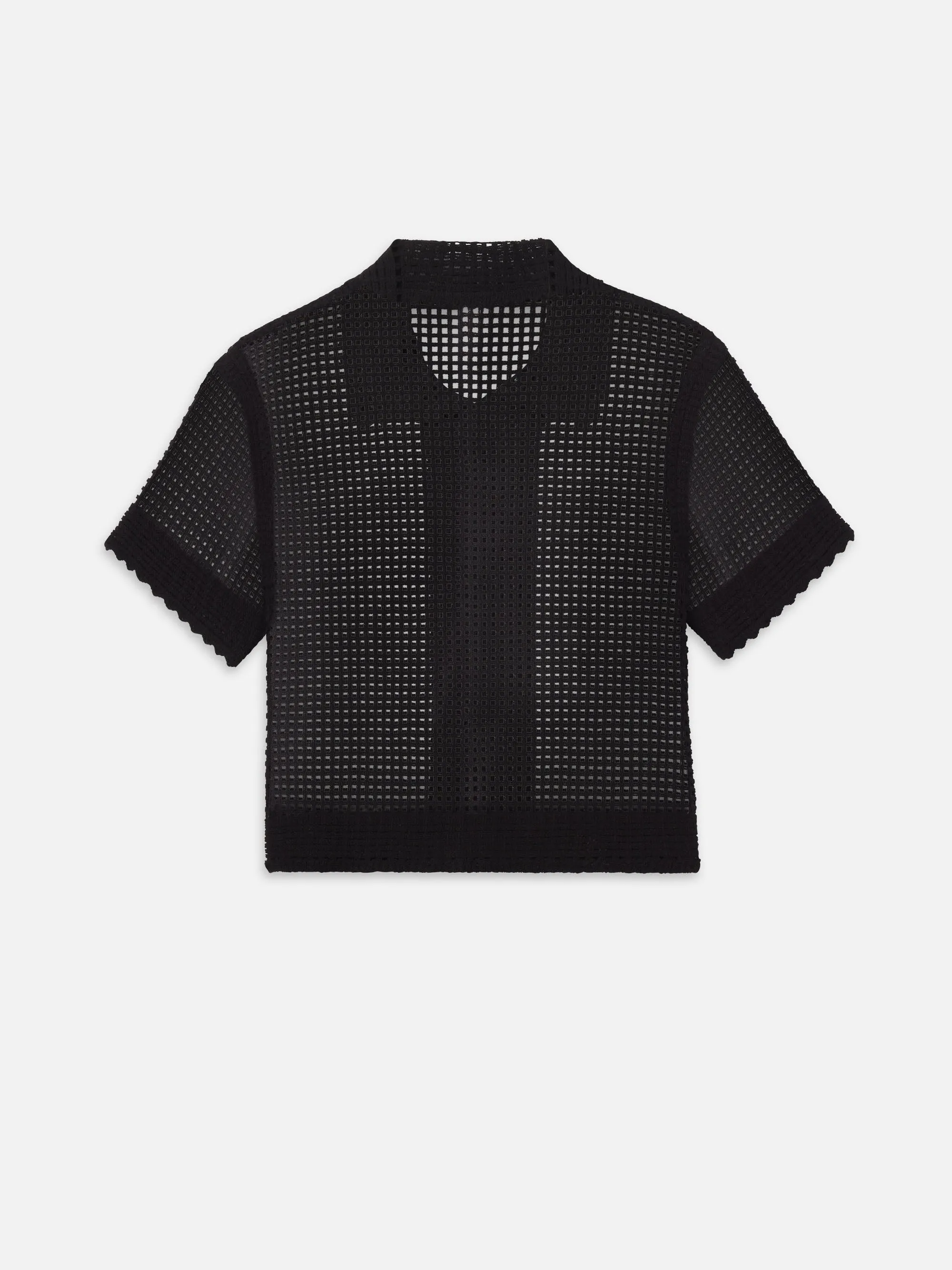 The Crochet Top -- Black sold by Frame Denim