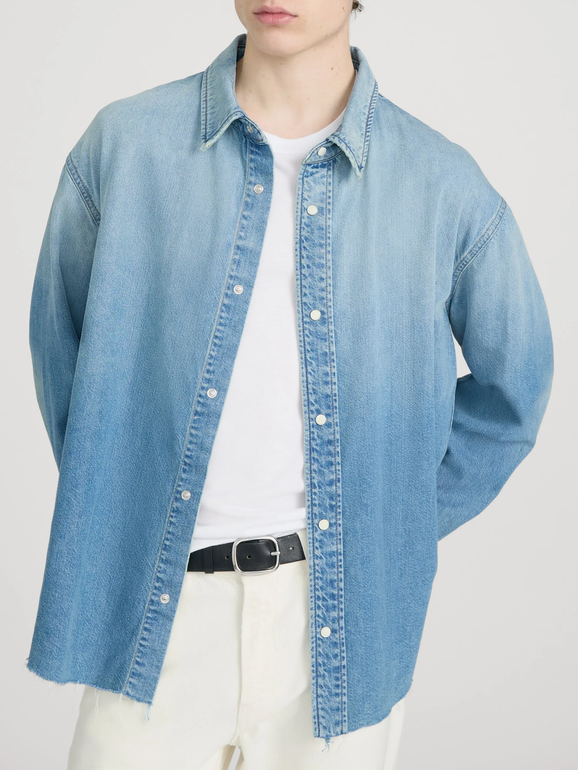 Relaxed Denim Shirt -- Suntrance sold by Frame Denim product image thumbnail 3