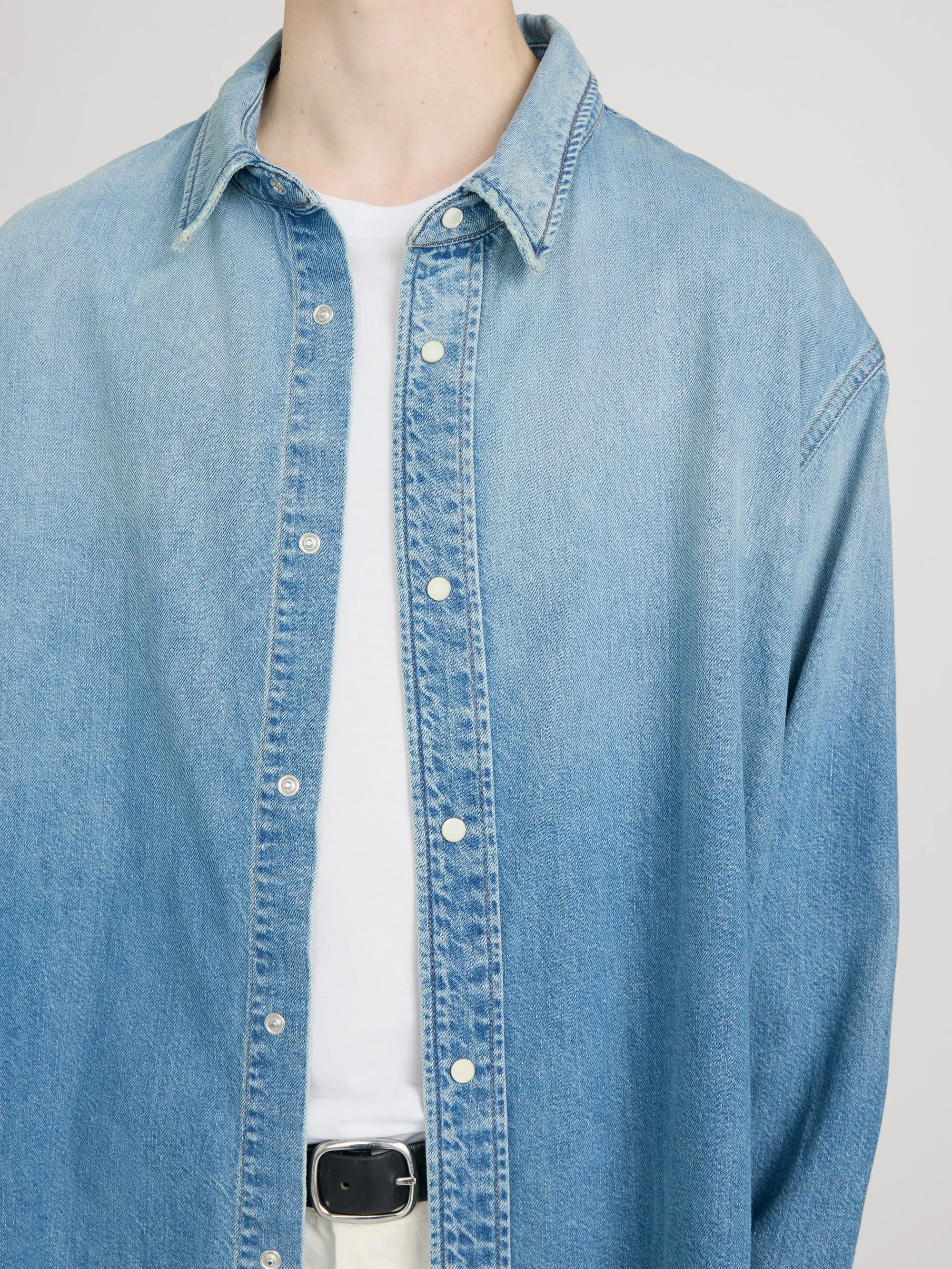 Relaxed Denim Shirt -- Suntrance sold by Frame Denim product image thumbnail 5