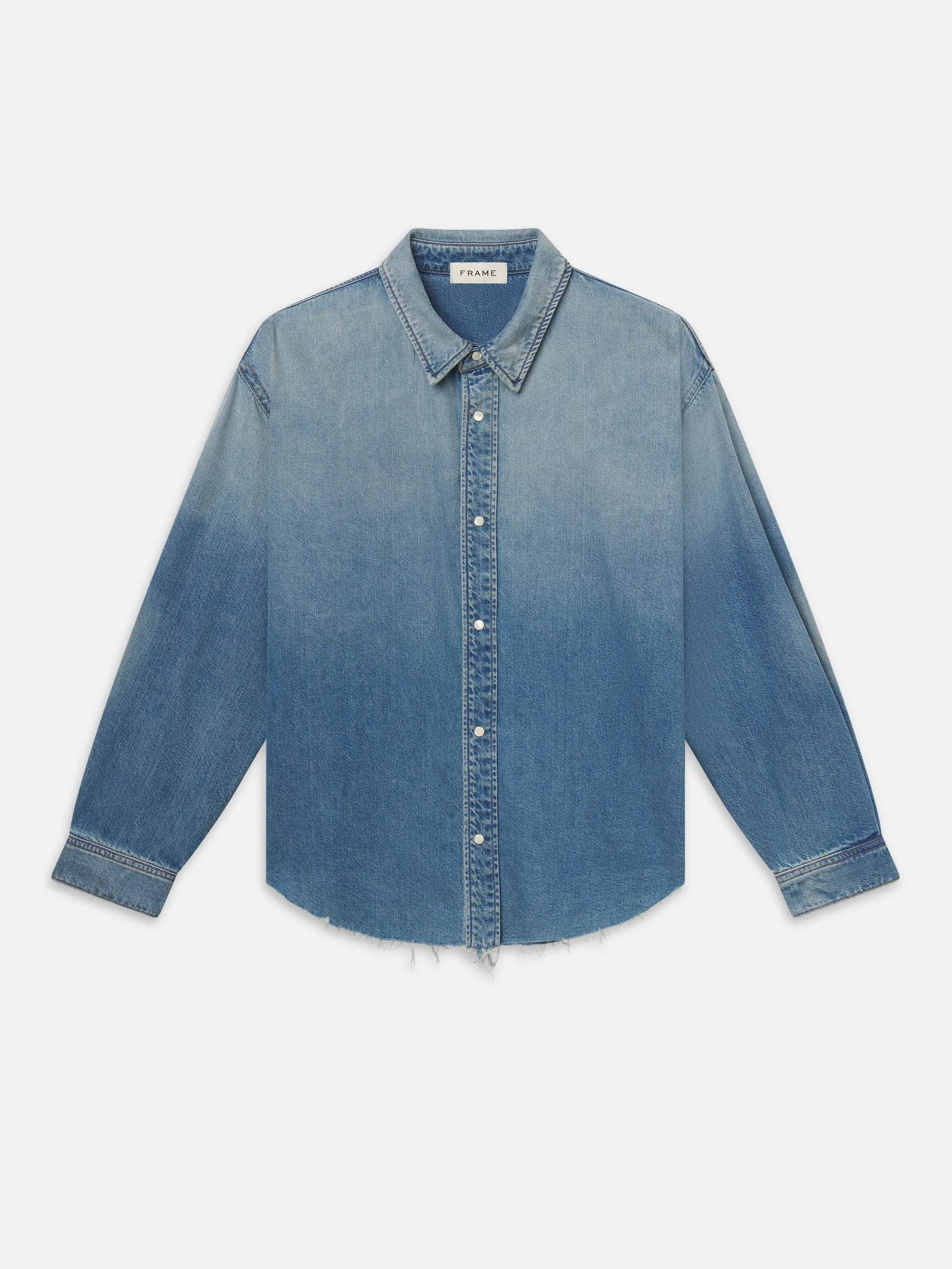 Relaxed Denim Shirt -- Suntrance sold by Frame Denim