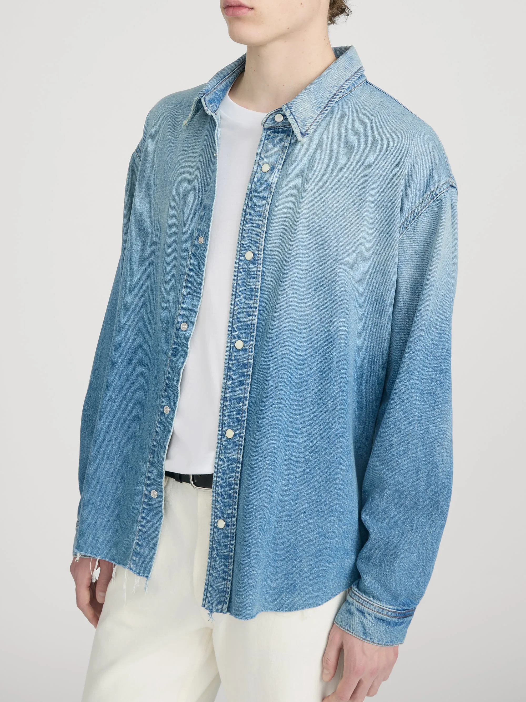 Relaxed Denim Shirt -- Suntrance sold by Frame Denim product image thumbnail 4