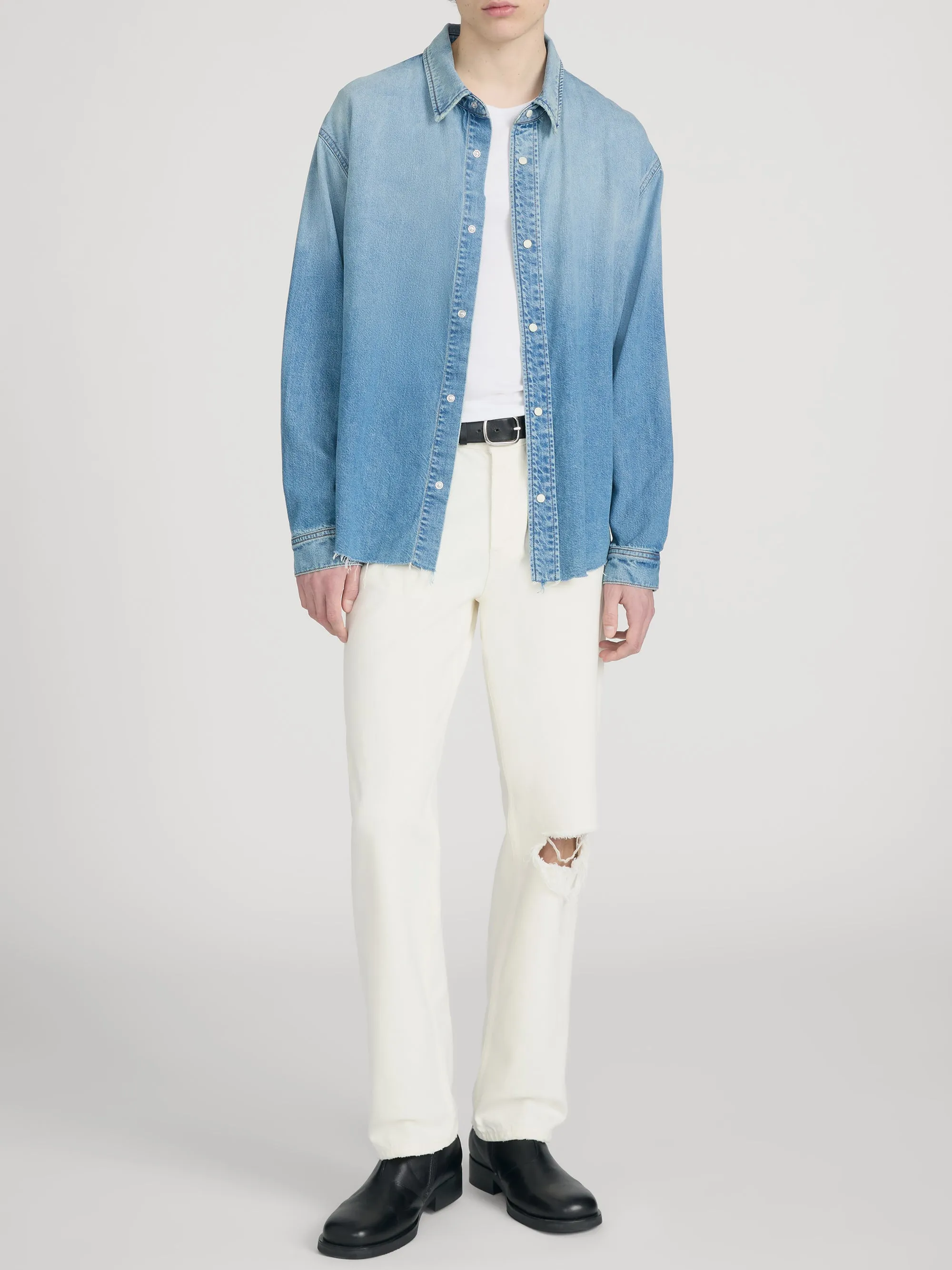 Relaxed Denim Shirt -- Suntrance sold by Frame Denim product image thumbnail 2