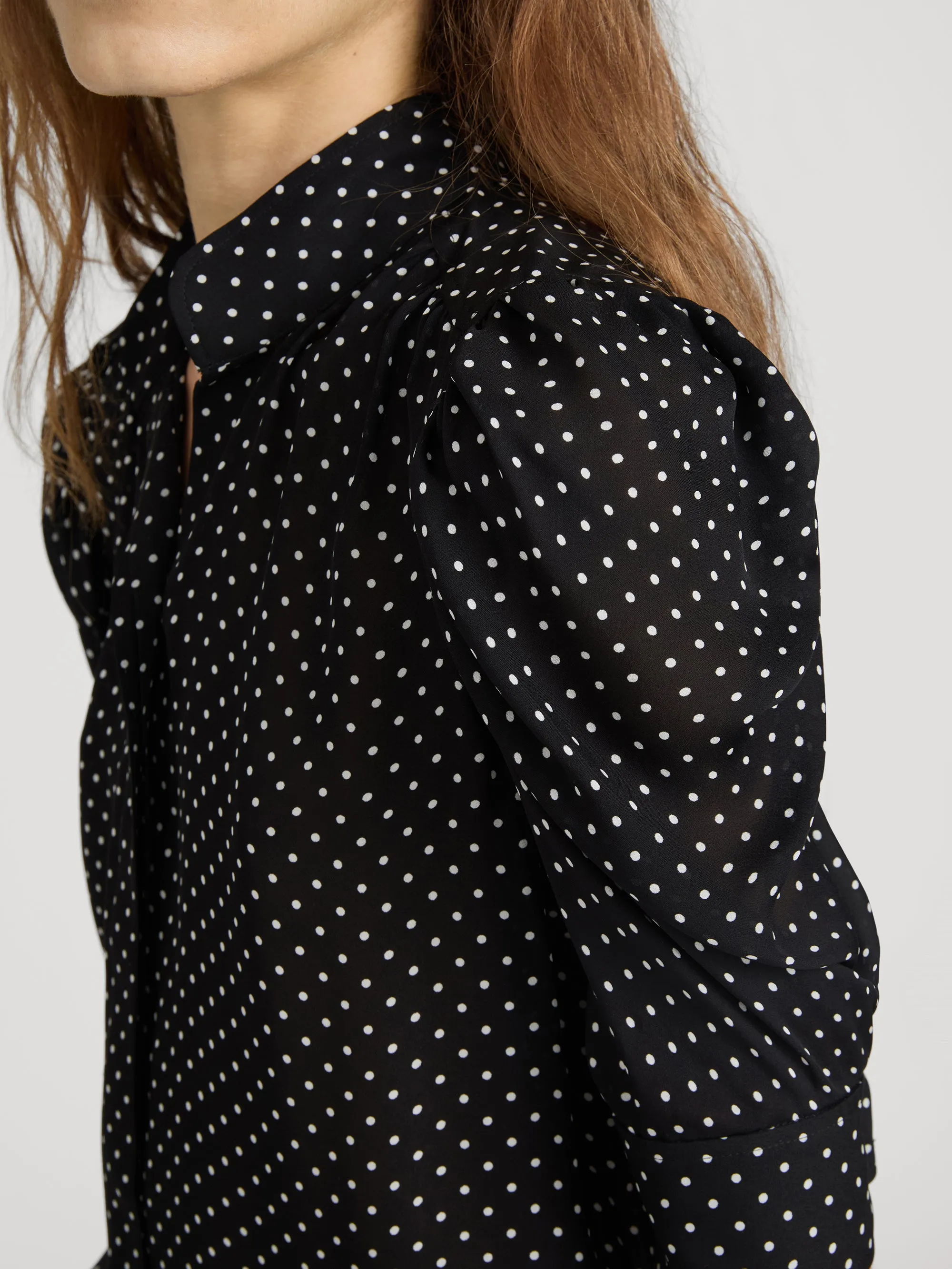 The Gillian Top -- Black Multi sold by Frame Denim product image thumbnail 5