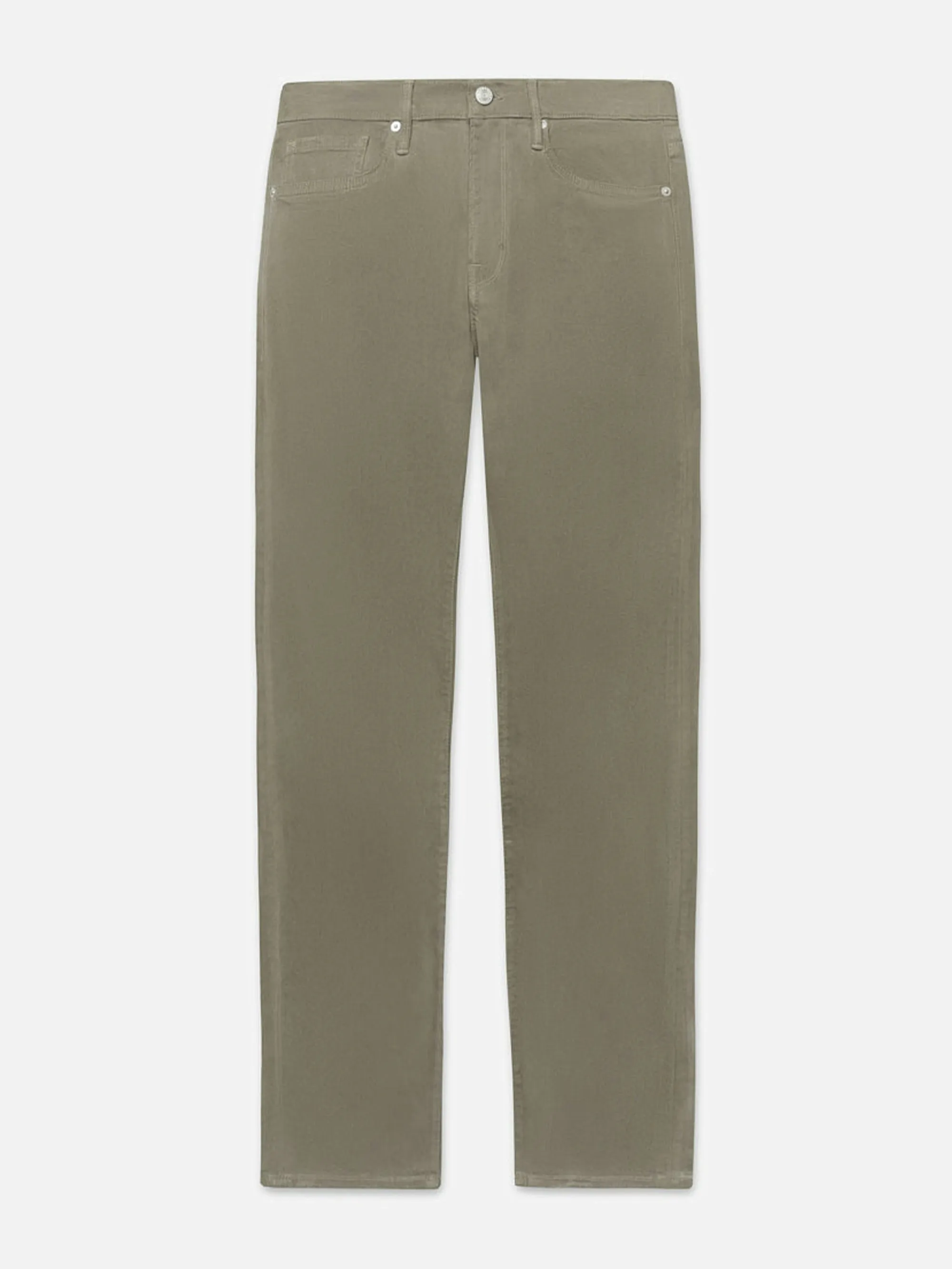 L'Homme Slim Brushed Twill -- Washed Military sold by Frame Denim