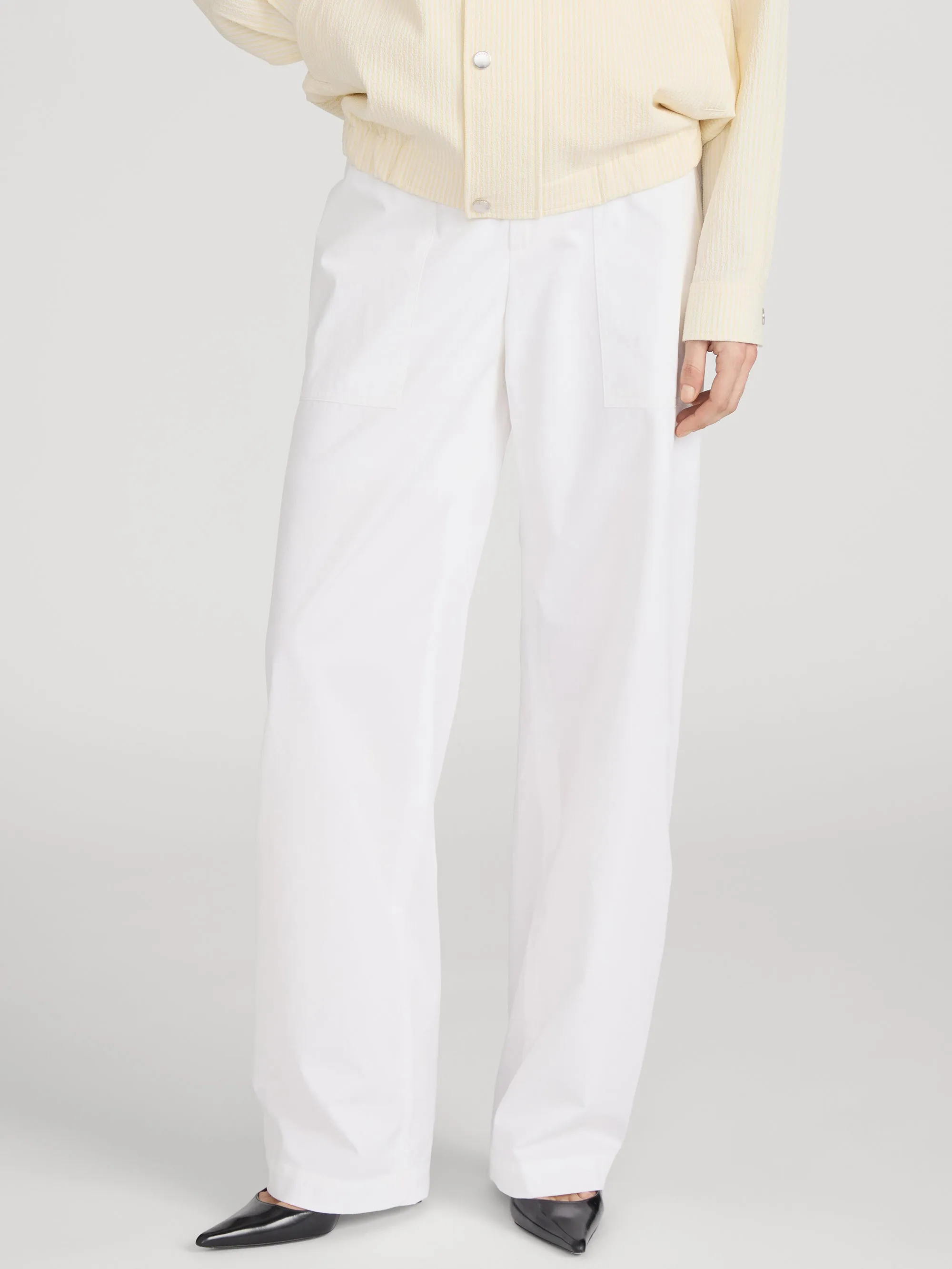 The Editor Pant -- White sold by Frame Denim product image thumbnail 3