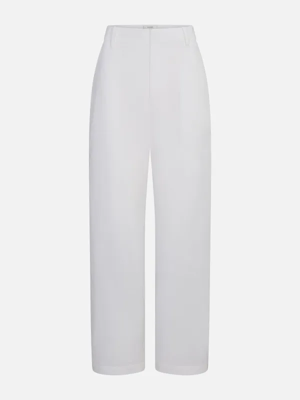 The Editor Pant -- White made by Frame Denim