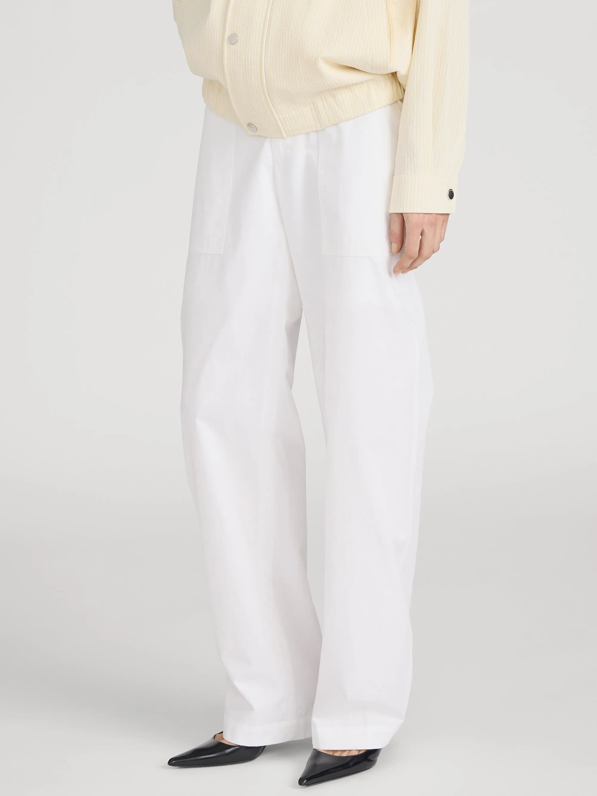 The Editor Pant -- White sold by Frame Denim product image thumbnail 4