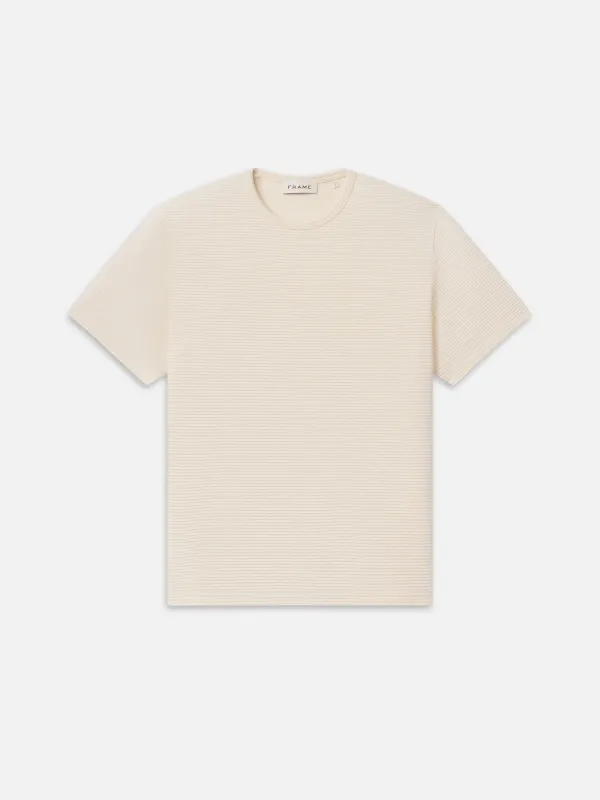 Jacquard Stripe Tee made by Frame Denim