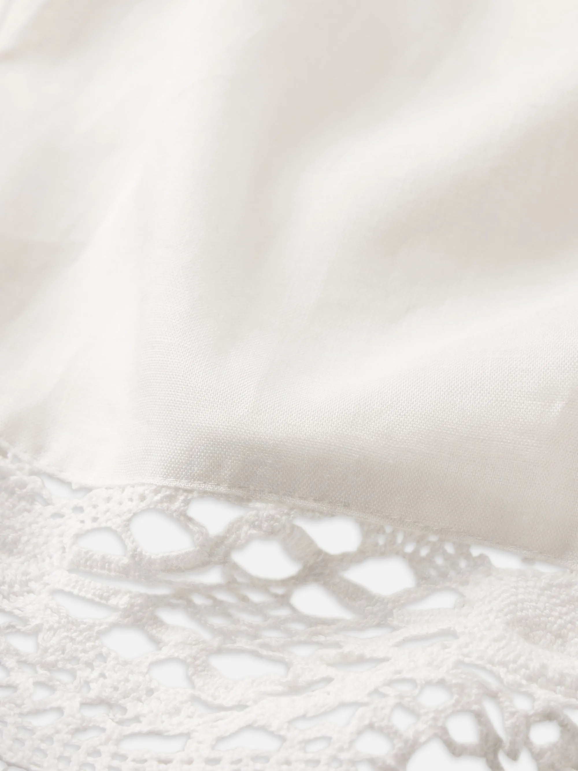 The Heirloom Lace Short -- White sold by Frame Denim product image thumbnail 4