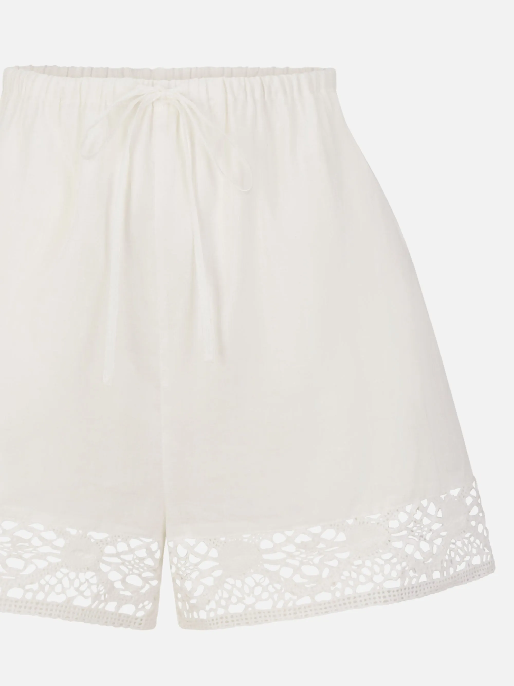 The Heirloom Lace Short -- White sold by Frame Denim product image thumbnail 2